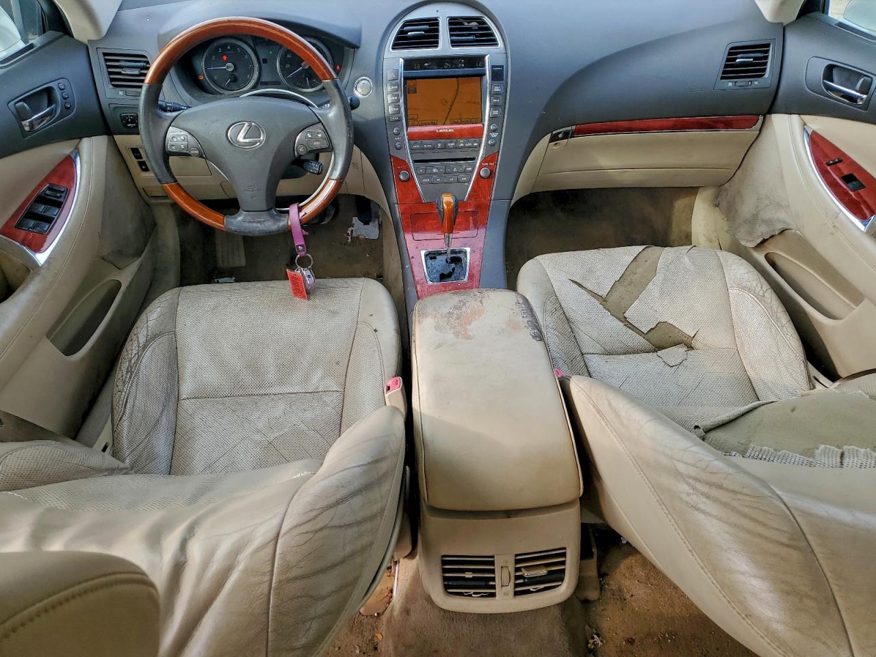 2011 Lexus Es 350 White vin: JTHBK1EGXB2466796