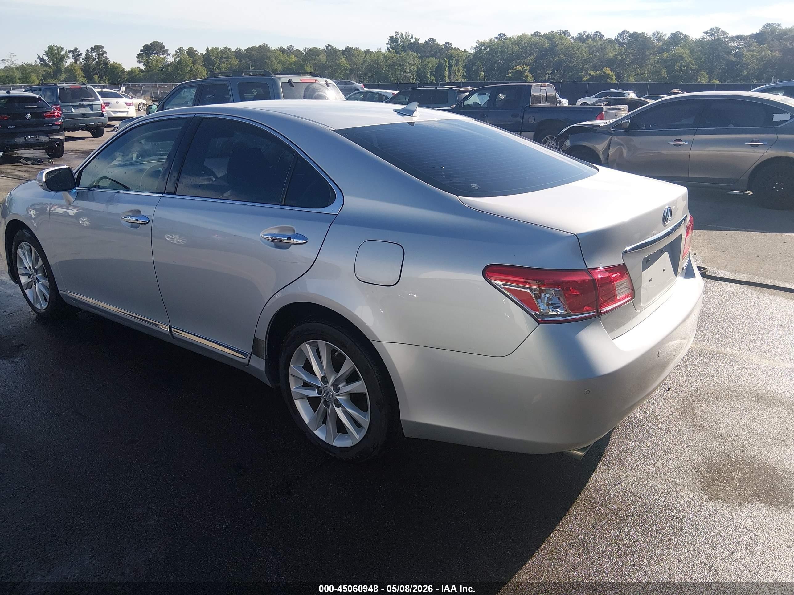 2012 Lexus Es 350   Silver vin: JTHBK1EGXC2482370