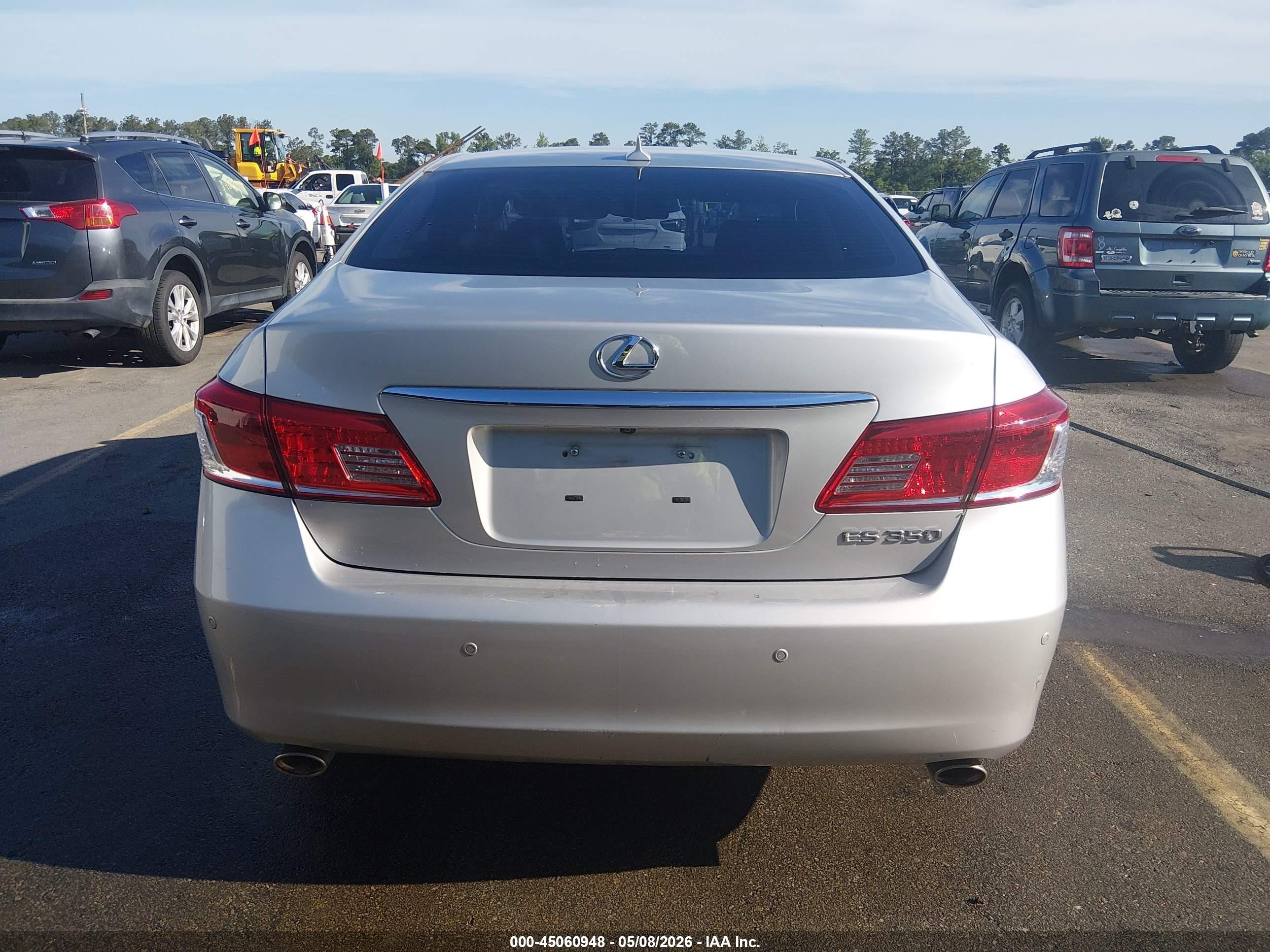 2012 Lexus Es 350   Silver vin: JTHBK1EGXC2482370