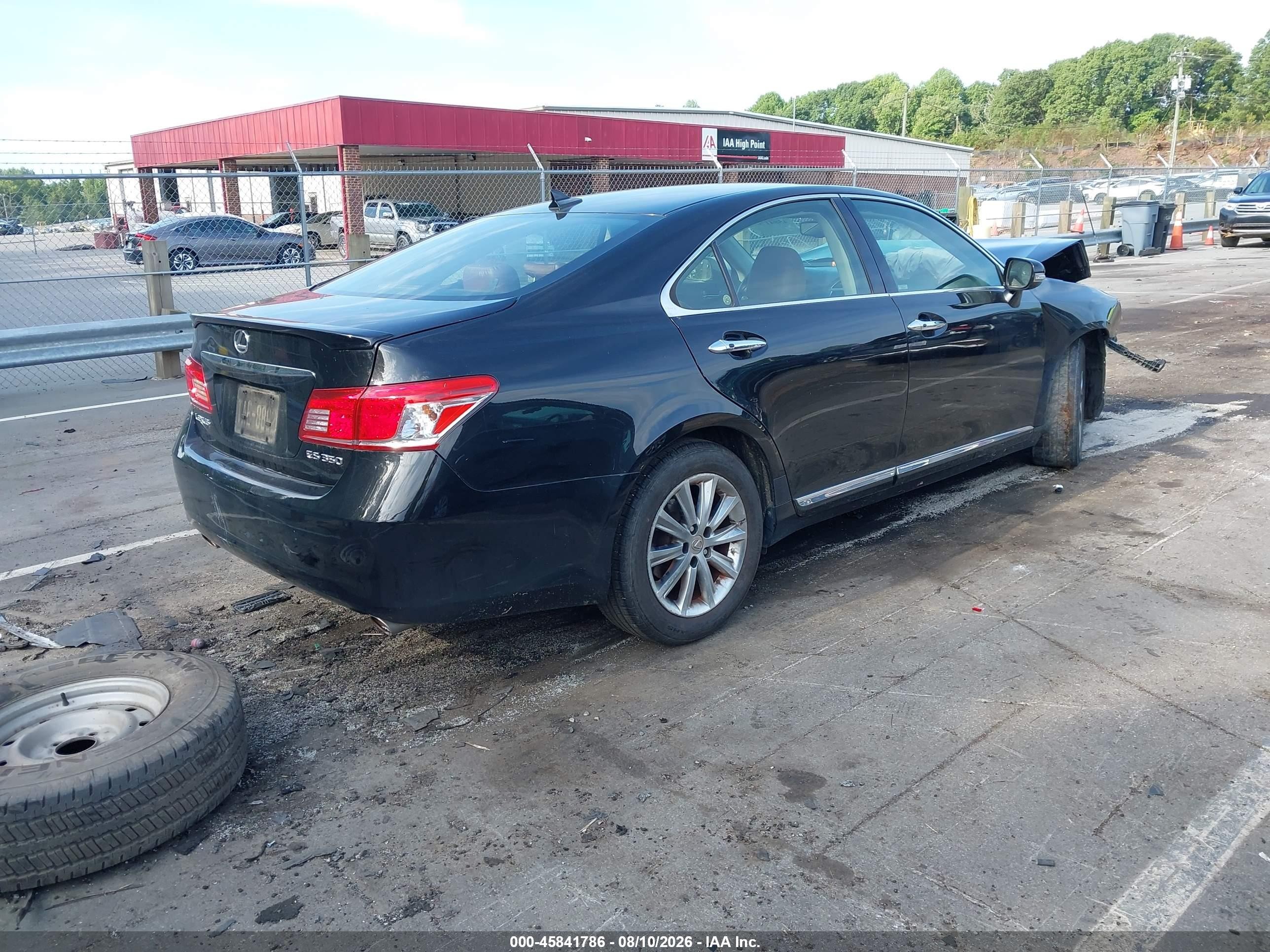 2012 Lexus Es 350   Black vin: JTHBK1EGXC2482787