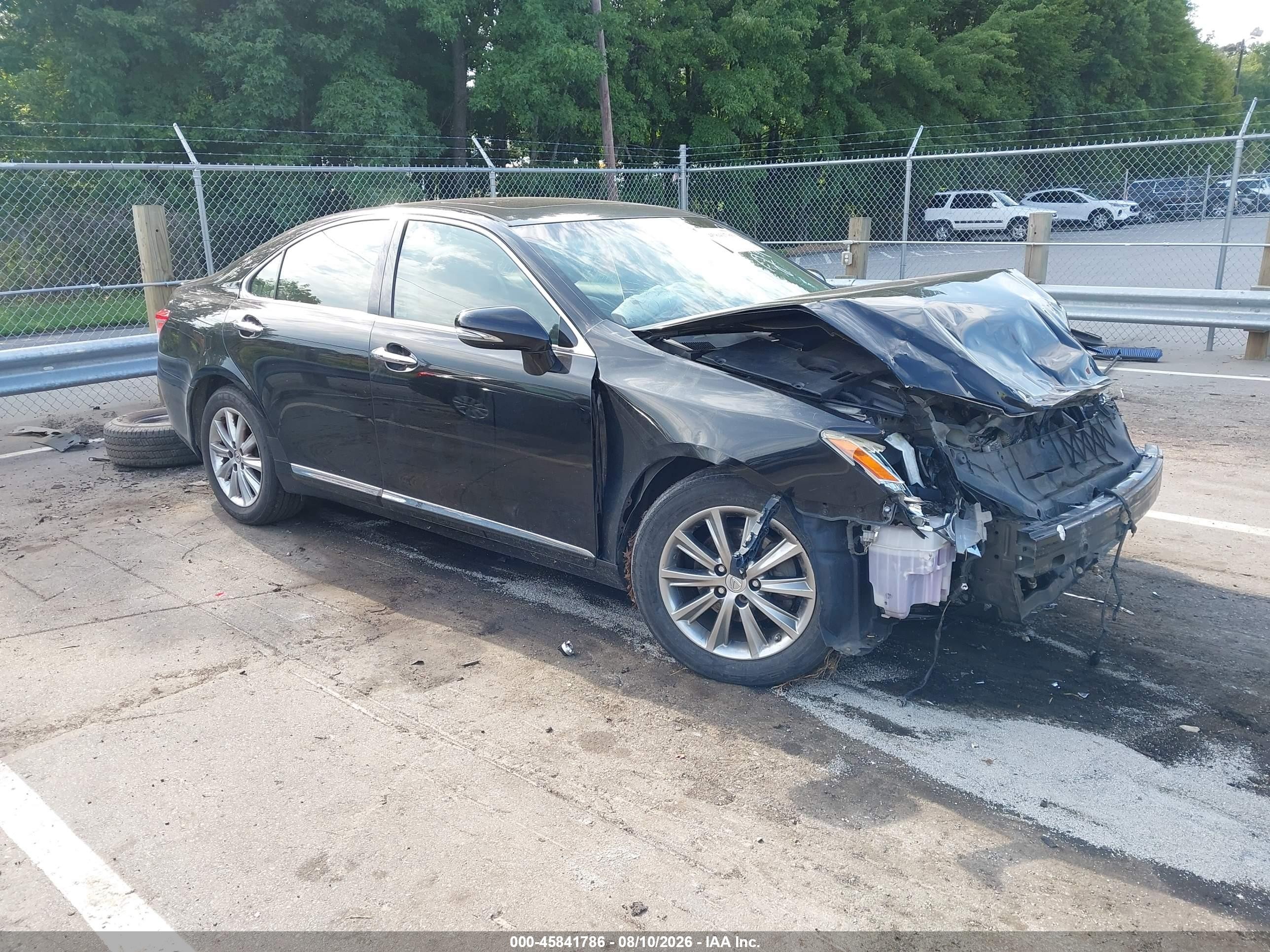 2012 Lexus Es 350   Black vin: JTHBK1EGXC2482787