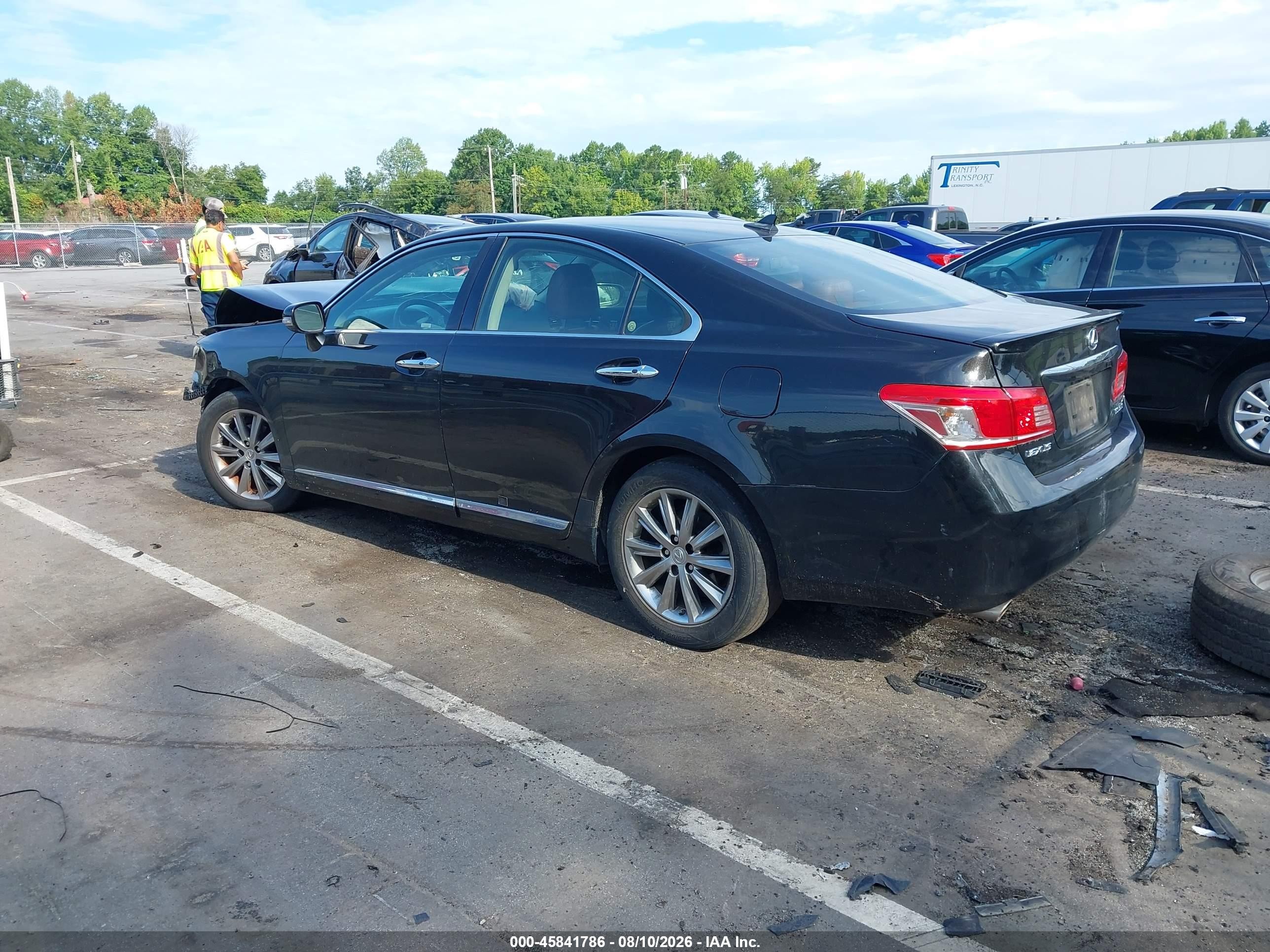 2012 Lexus Es 350   Black vin: JTHBK1EGXC2482787