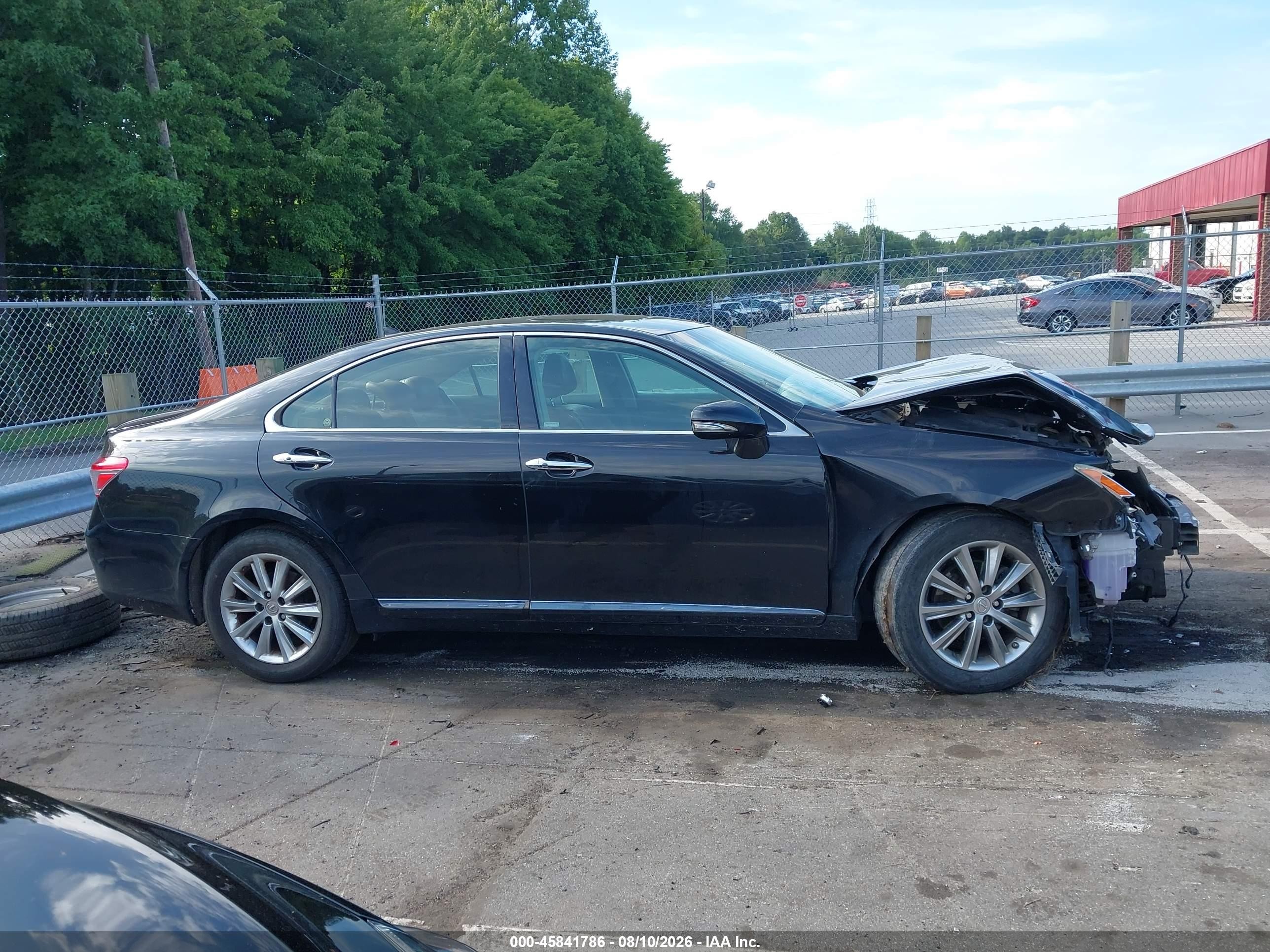 2012 Lexus Es 350   Black vin: JTHBK1EGXC2482787