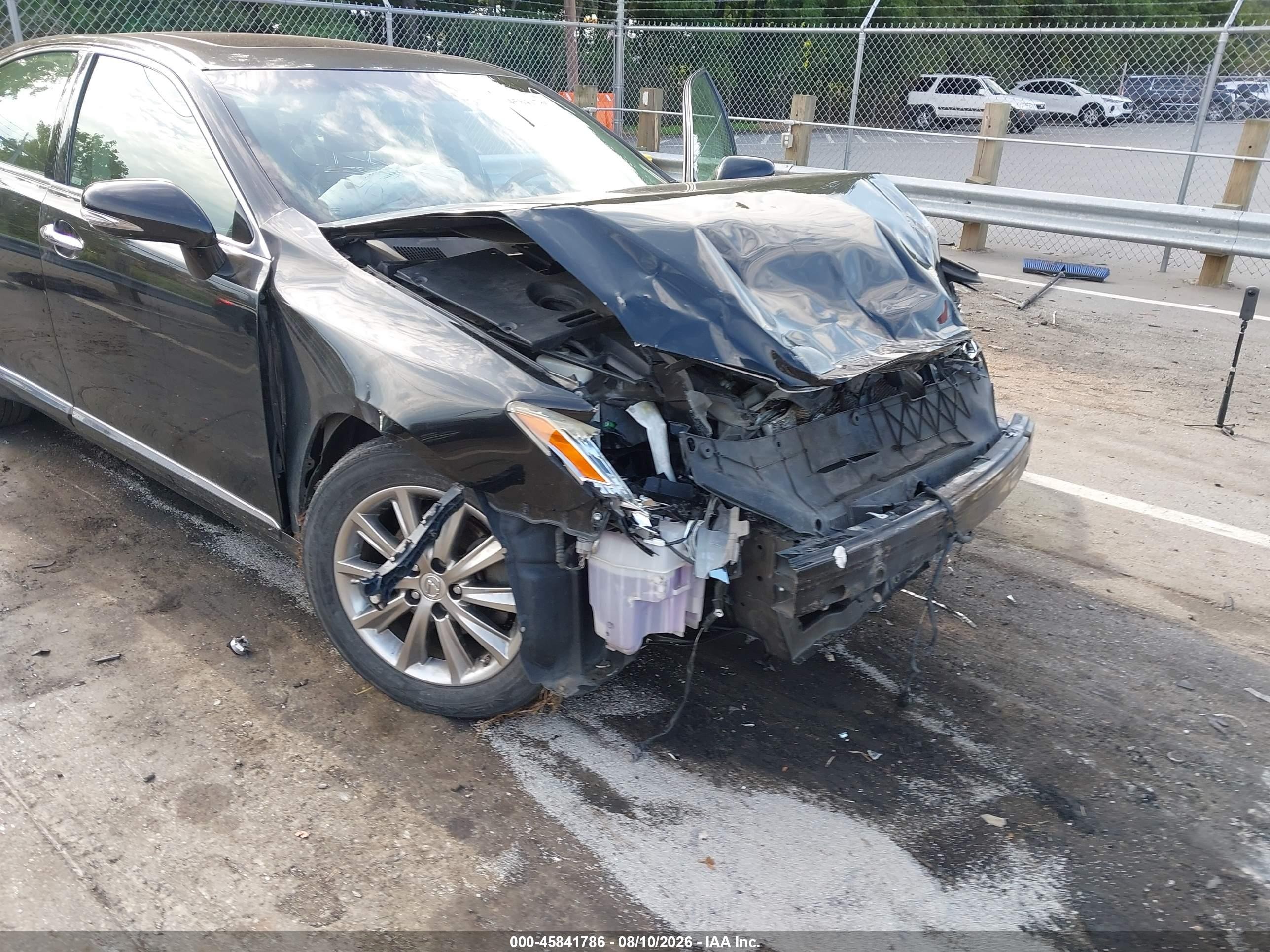 2012 Lexus Es 350   Black vin: JTHBK1EGXC2482787