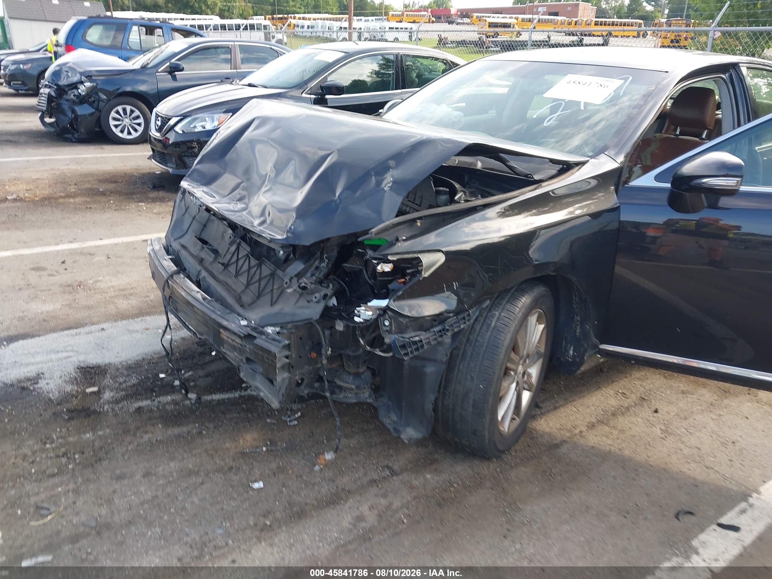 2012 Lexus Es 350   Black vin: JTHBK1EGXC2482787