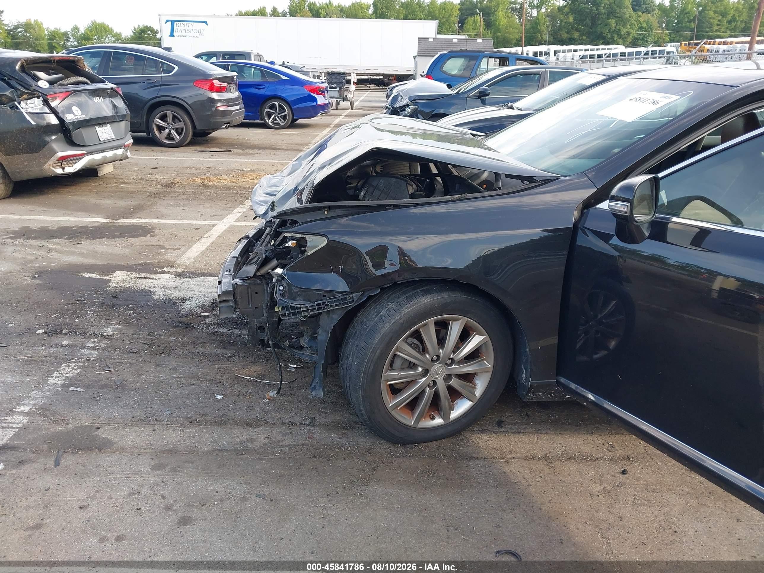 2012 Lexus Es 350   Black vin: JTHBK1EGXC2482787