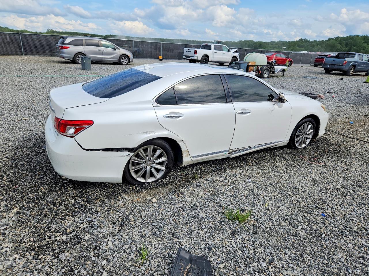2012 Lexus Es 350 White vin: JTHBK1EGXC2486399