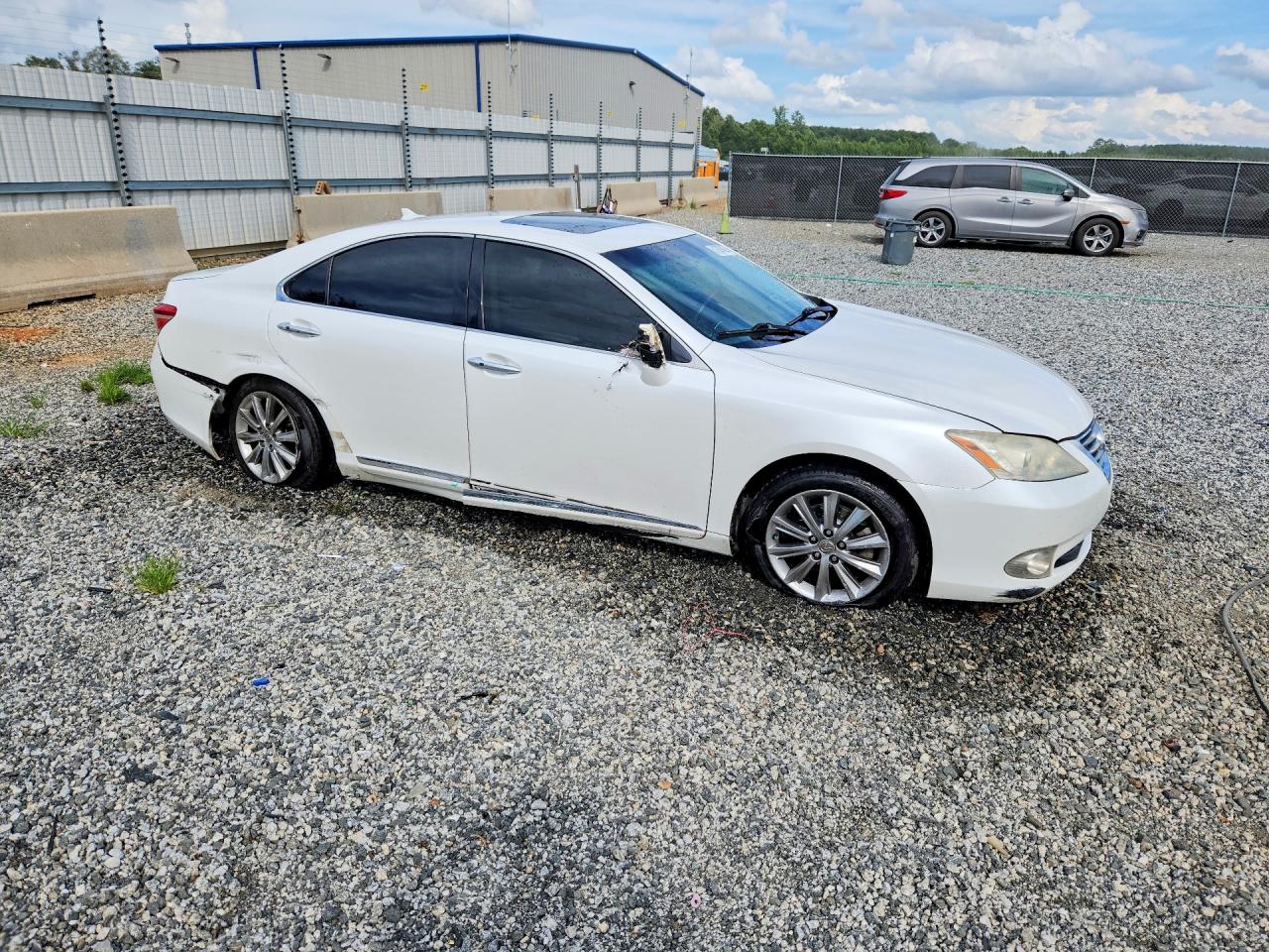 2012 Lexus Es 350 White vin: JTHBK1EGXC2486399