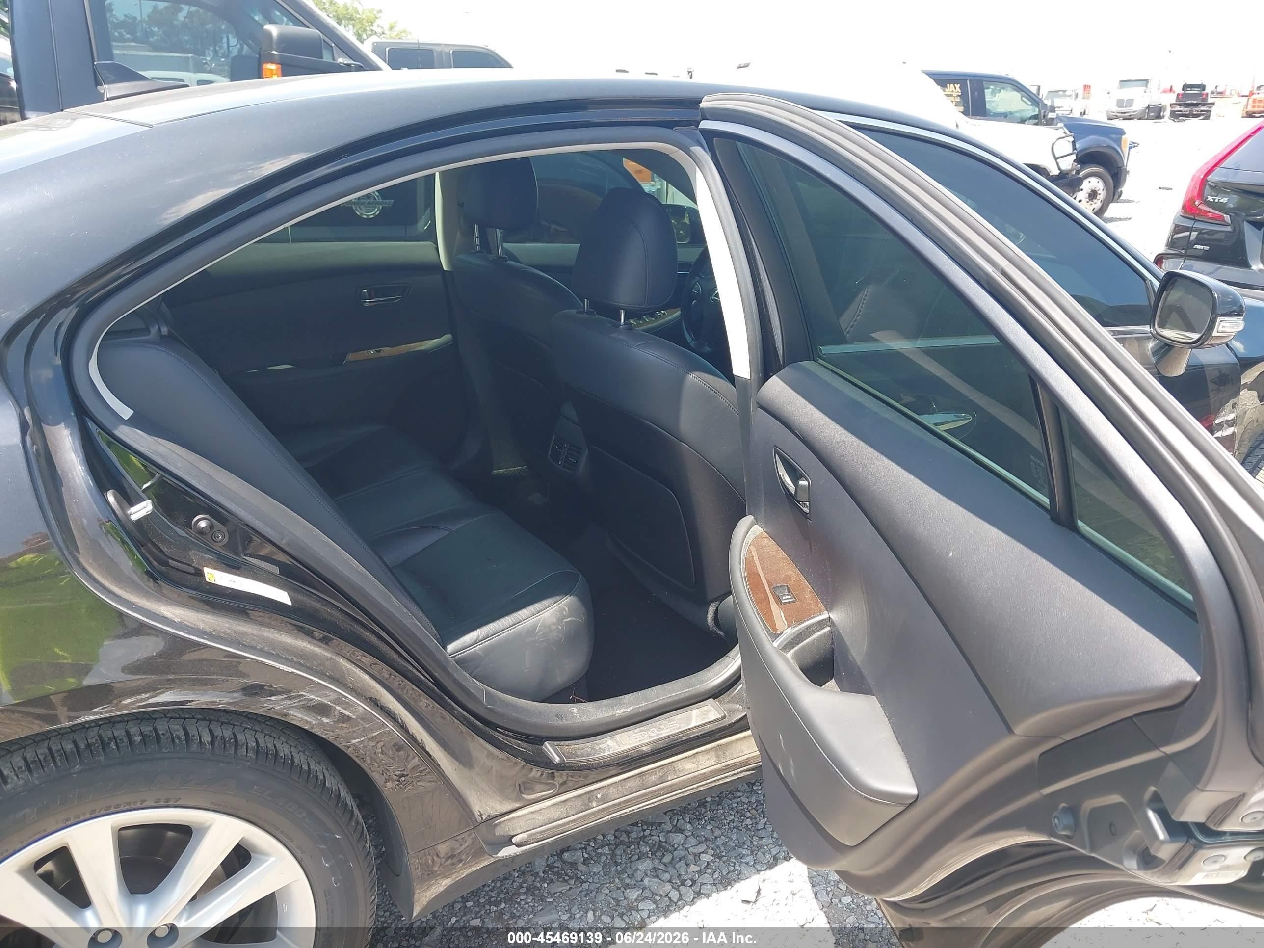 2012 Lexus Es 350   Black vin: JTHBK1EGXC2487309