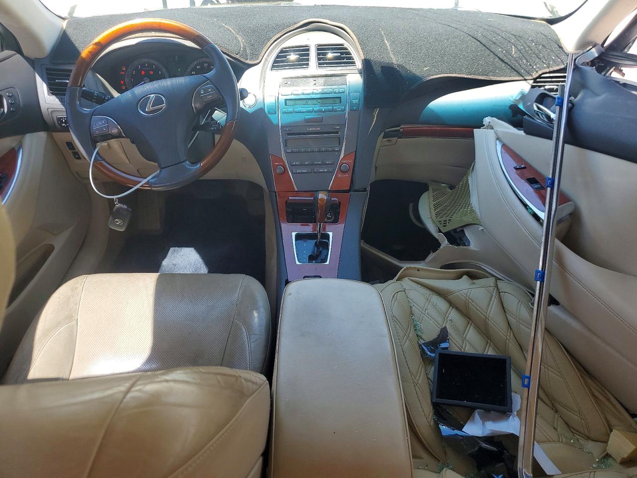 2012 Lexus Es 350 Beige vin: JTHBK1EGXC2495085