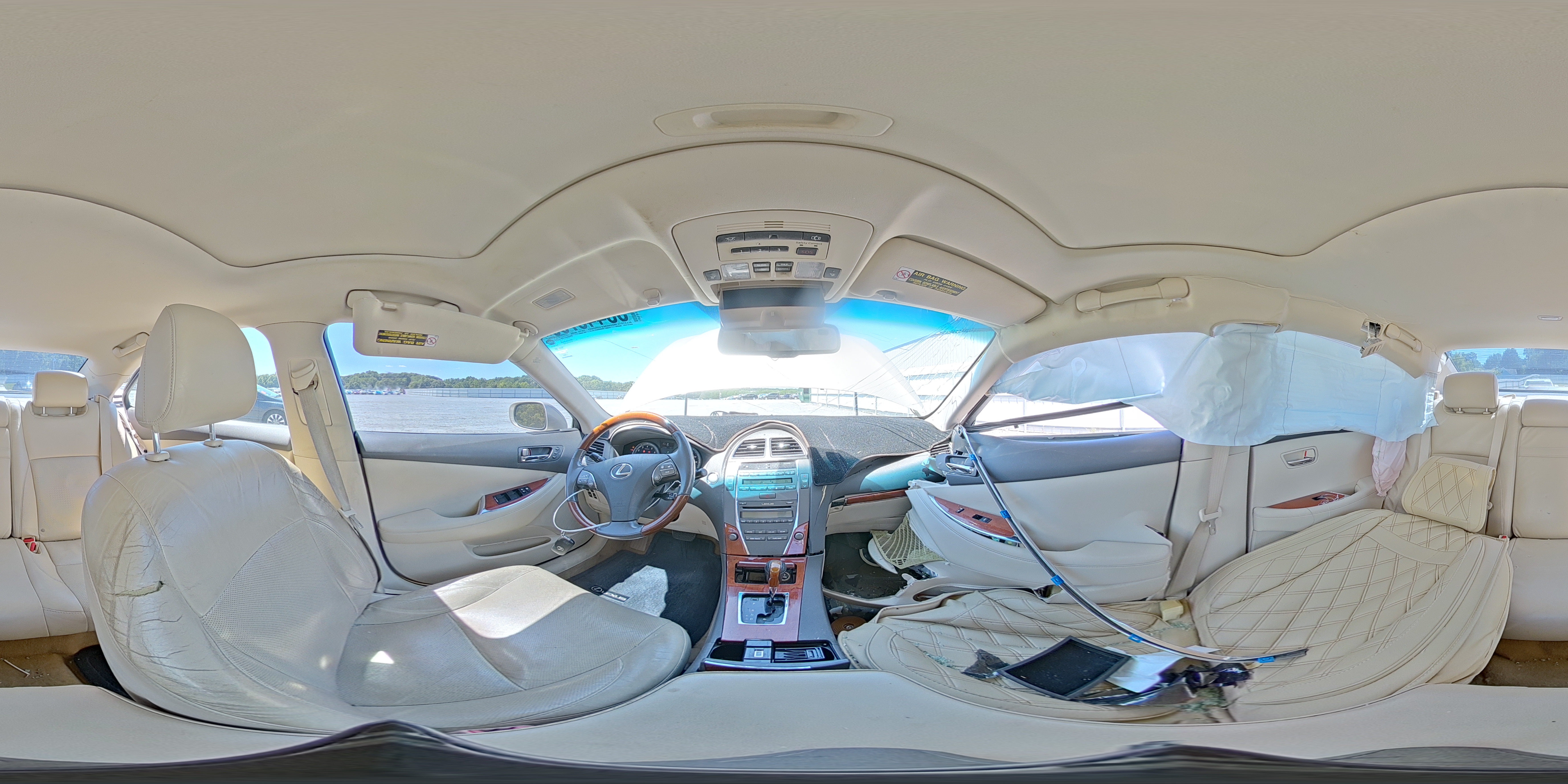 2012 Lexus Es 350 Beige vin: JTHBK1EGXC2495085