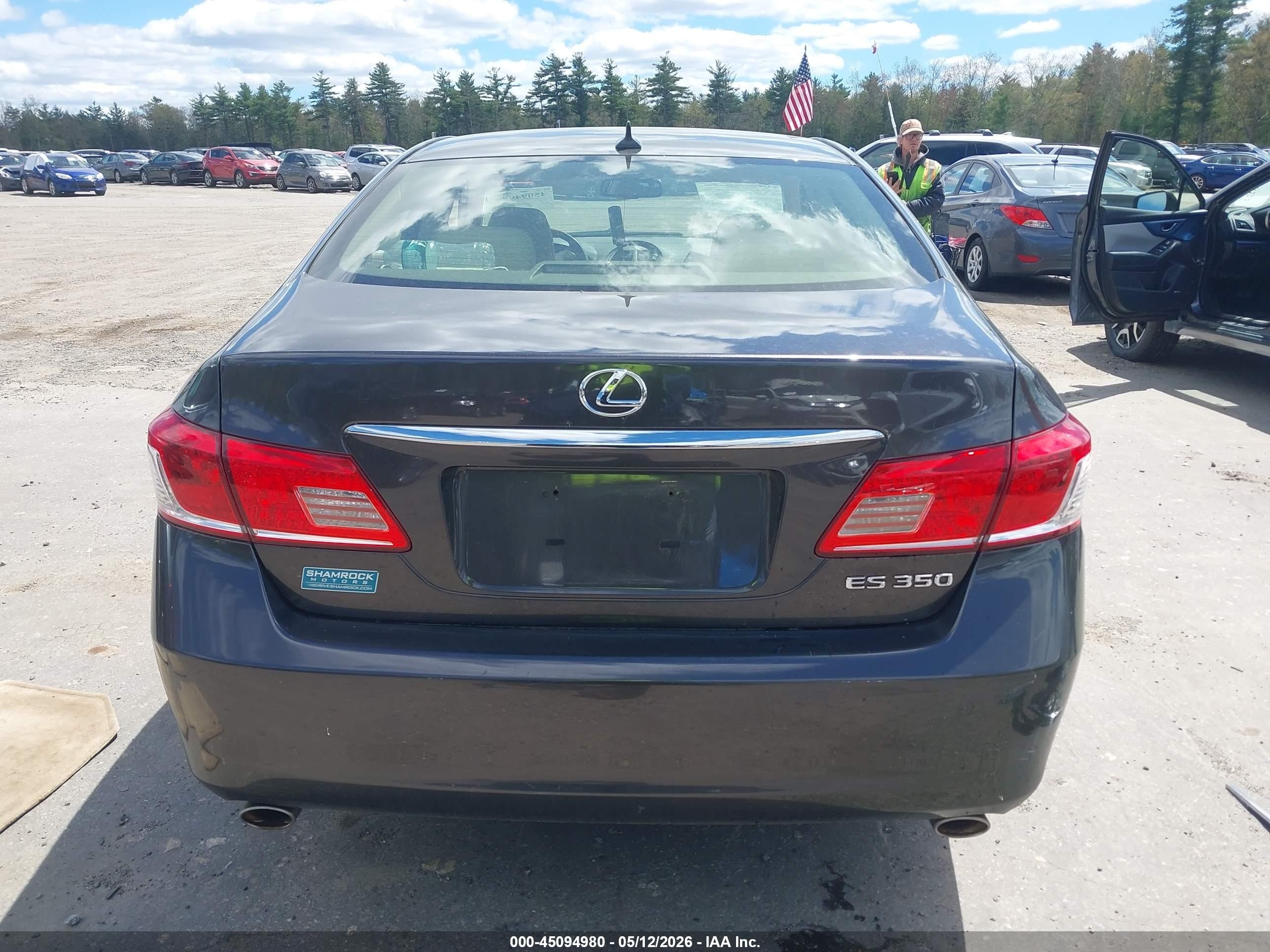2012 Lexus Es 350   Серый vin: JTHBK1EGXC2499203