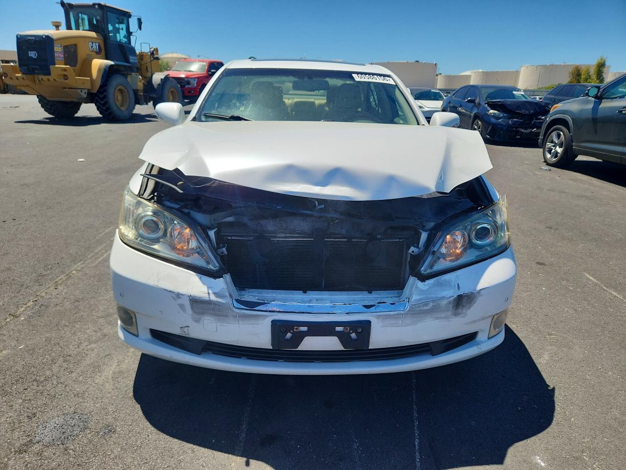 2012 Lexus Es 350 White vin: JTHBK1EGXC2507140