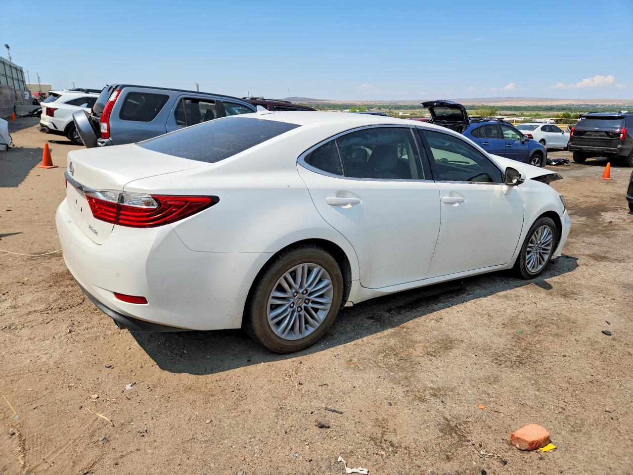 2013 Lexus Es 350 White vin: JTHBK1GG0D2006837