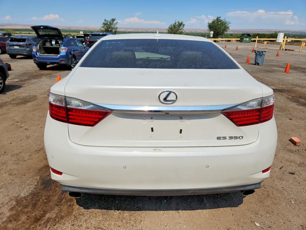 2013 Lexus Es 350 White vin: JTHBK1GG0D2006837