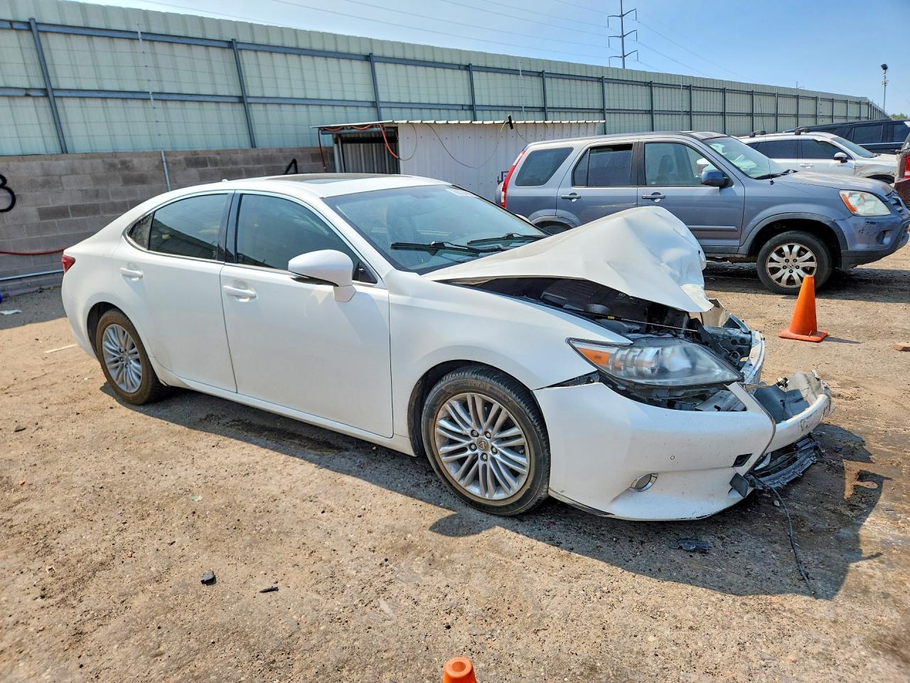 2013 Lexus Es 350 White vin: JTHBK1GG0D2006837