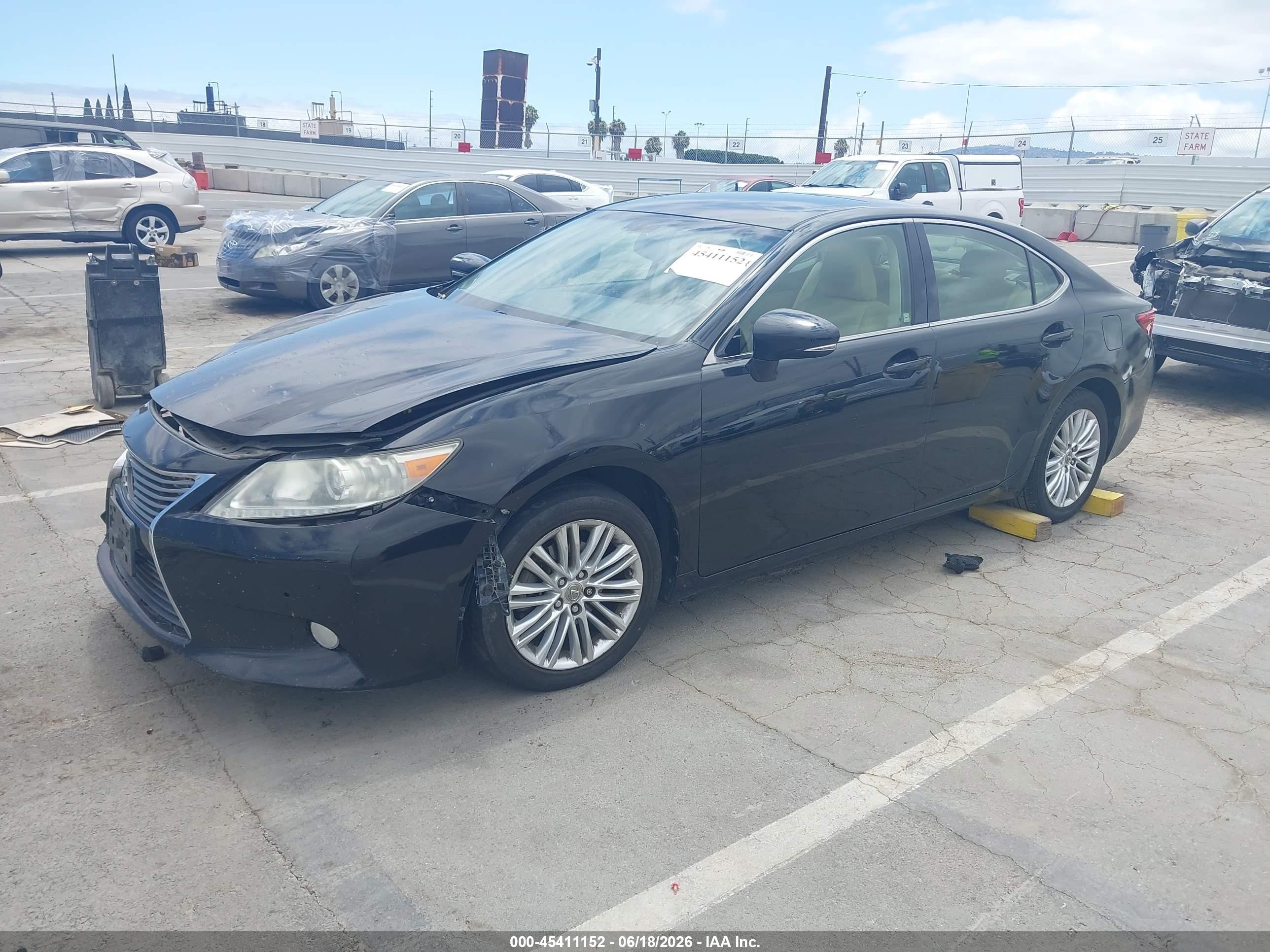 2013 Lexus Es 350   Black vin: JTHBK1GG0D2014601