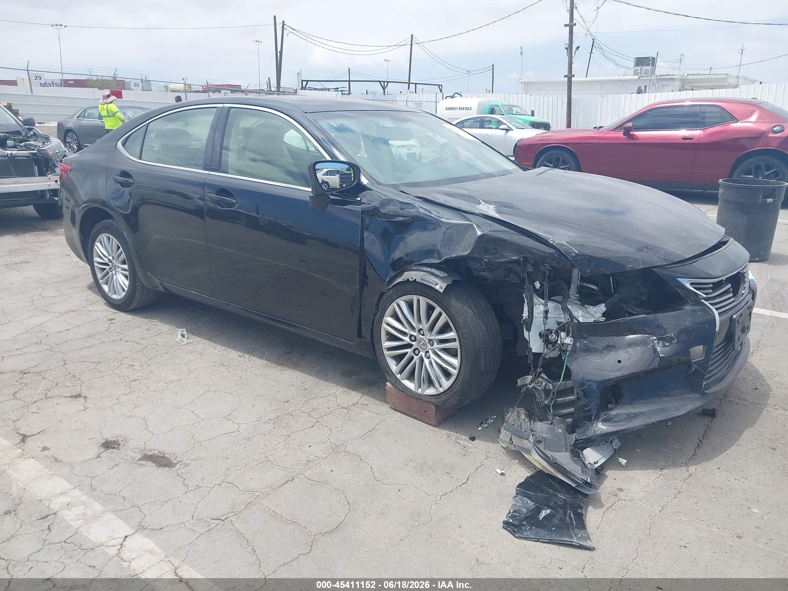 2013 Lexus Es 350   Black vin: JTHBK1GG0D2014601