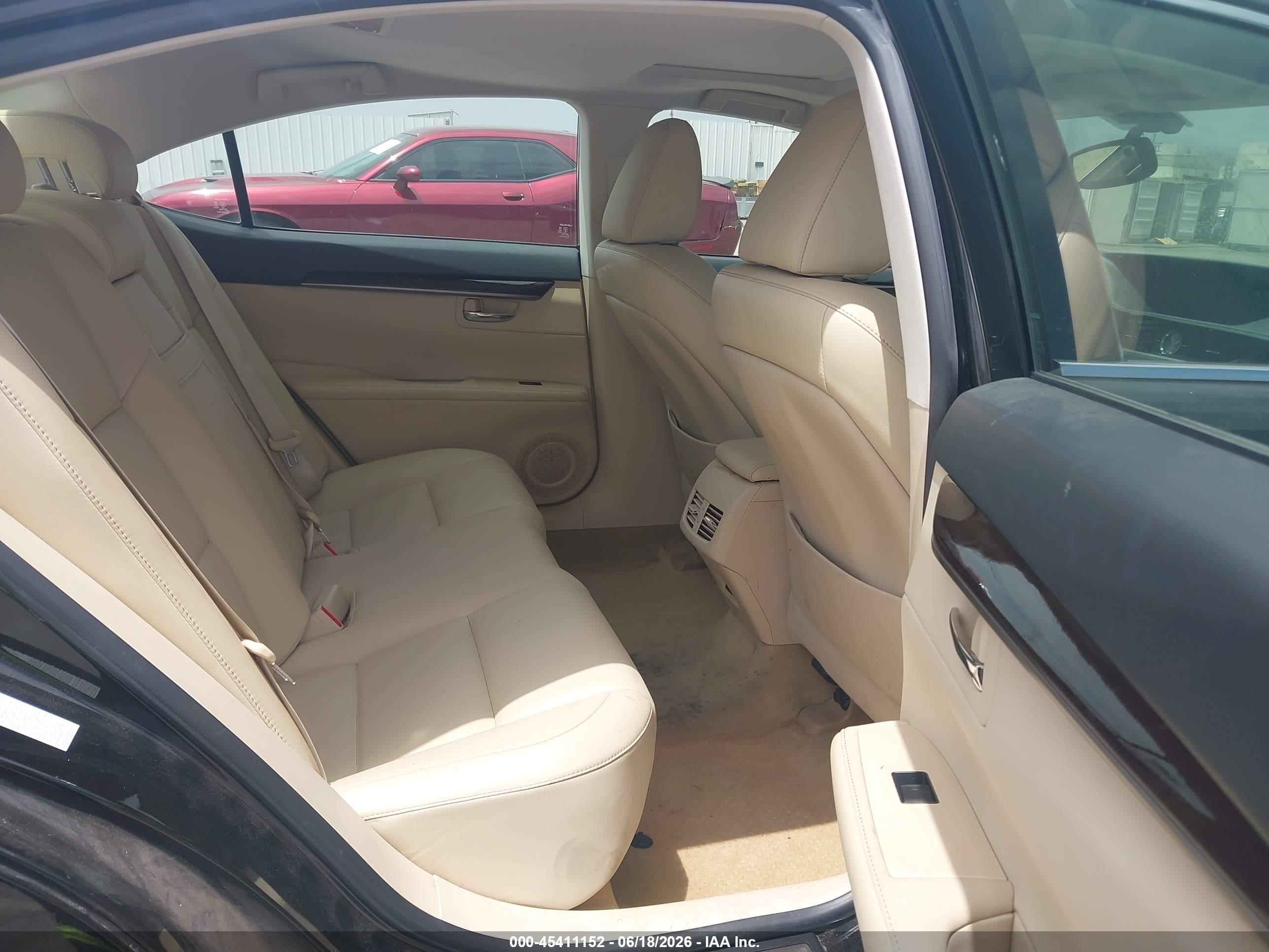 2013 Lexus Es 350   Black vin: JTHBK1GG0D2014601