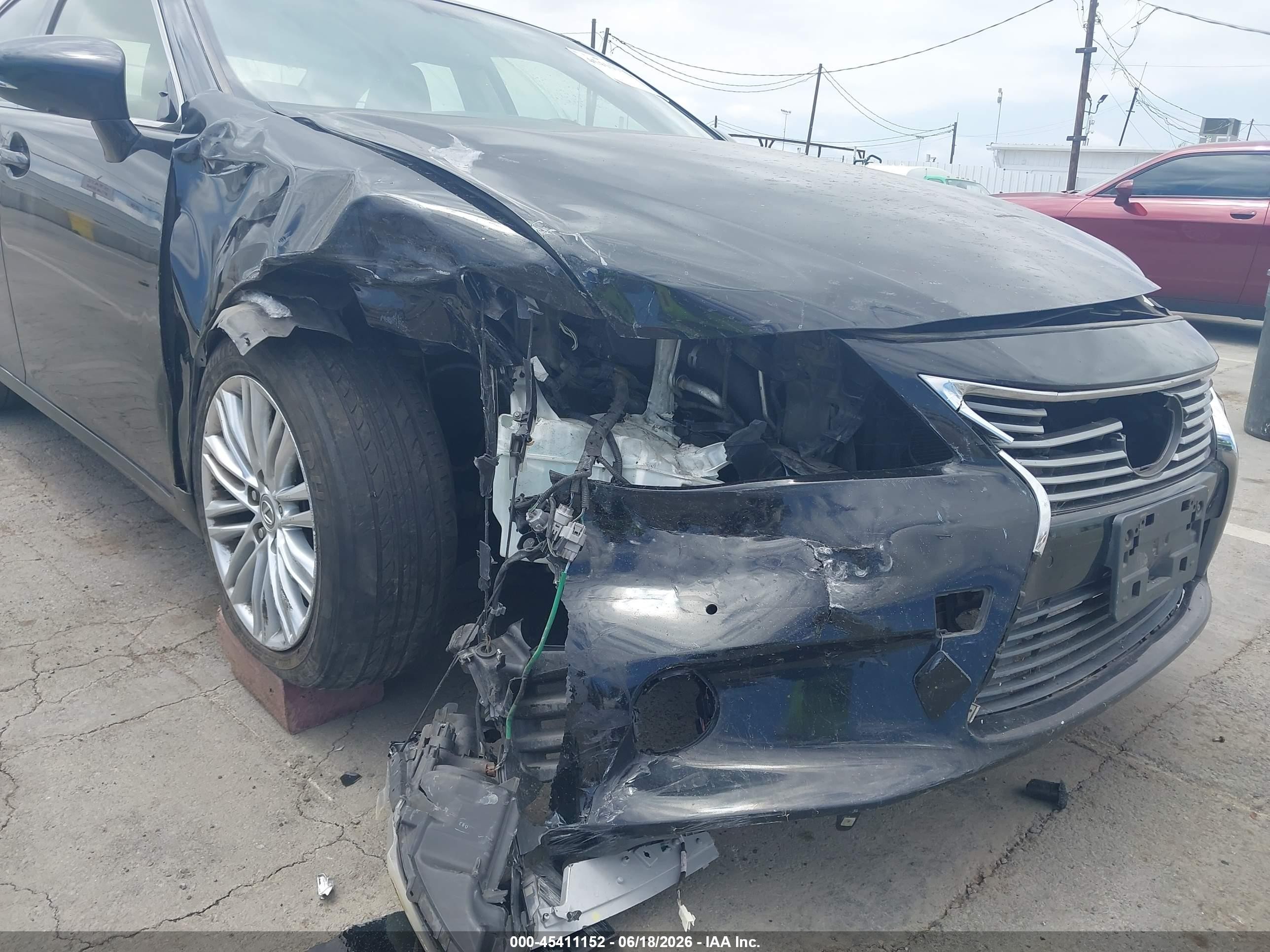 2013 Lexus Es 350   Black vin: JTHBK1GG0D2014601
