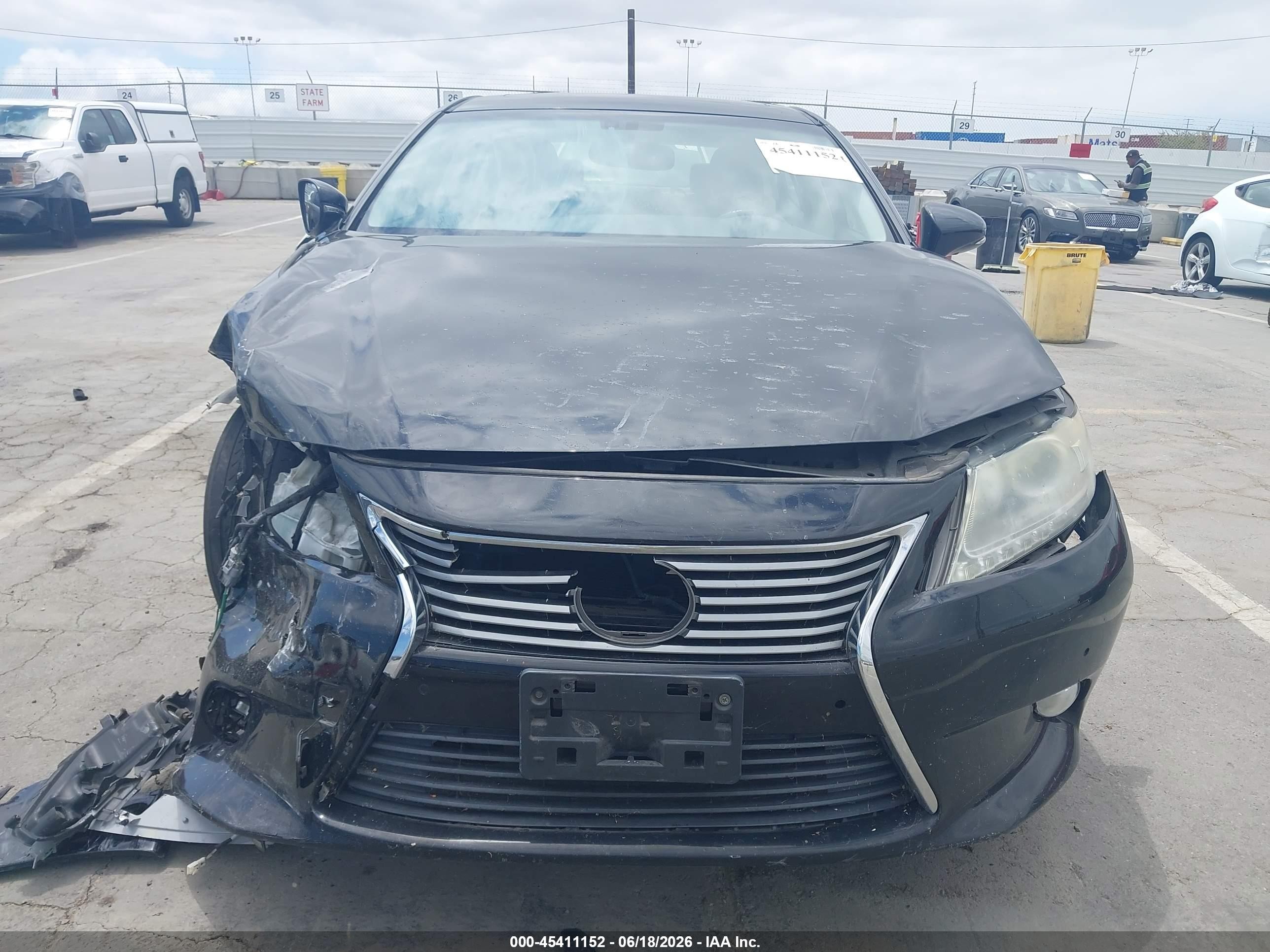 2013 Lexus Es 350   Black vin: JTHBK1GG0D2014601