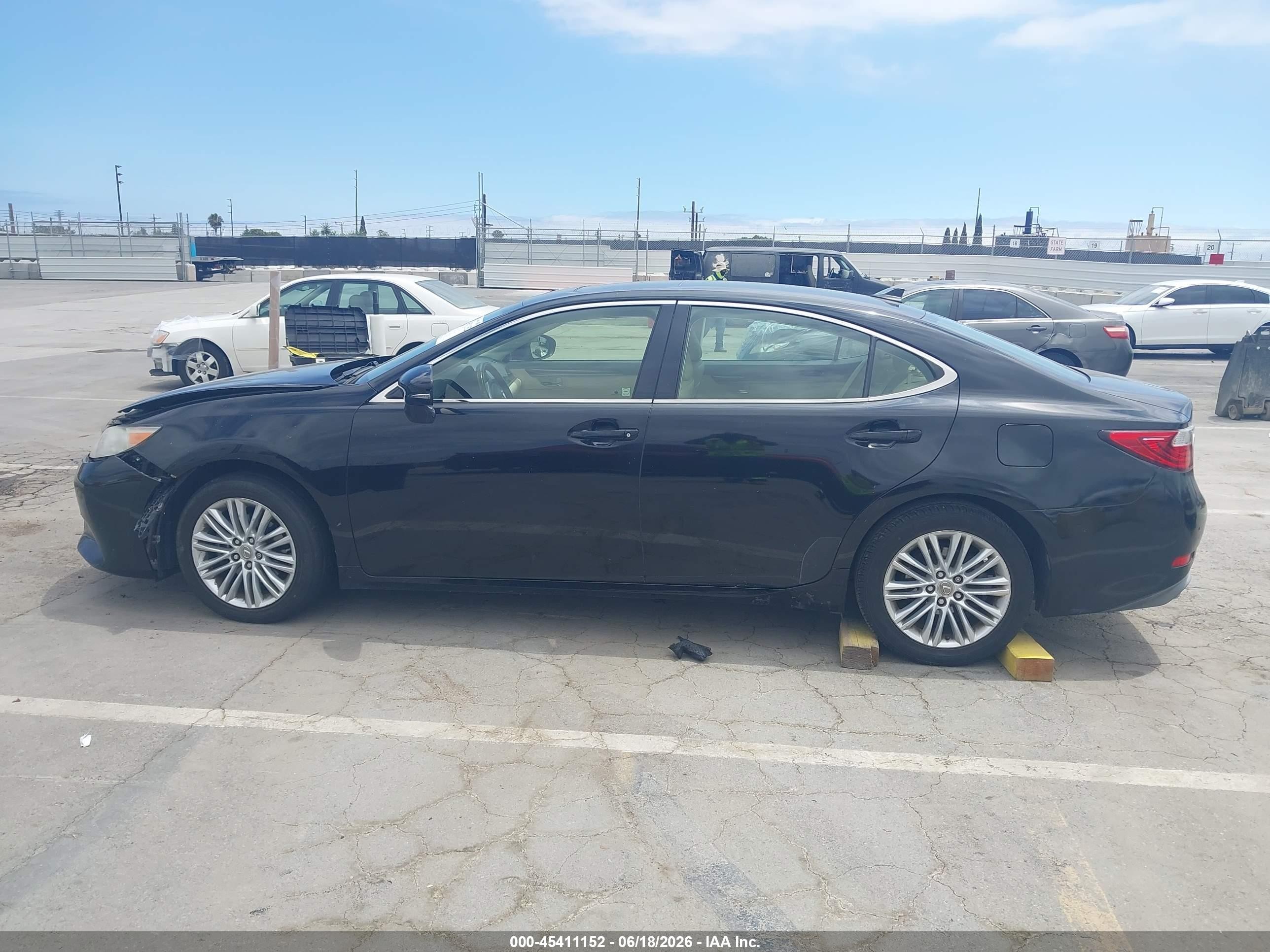 2013 Lexus Es 350   Black vin: JTHBK1GG0D2014601