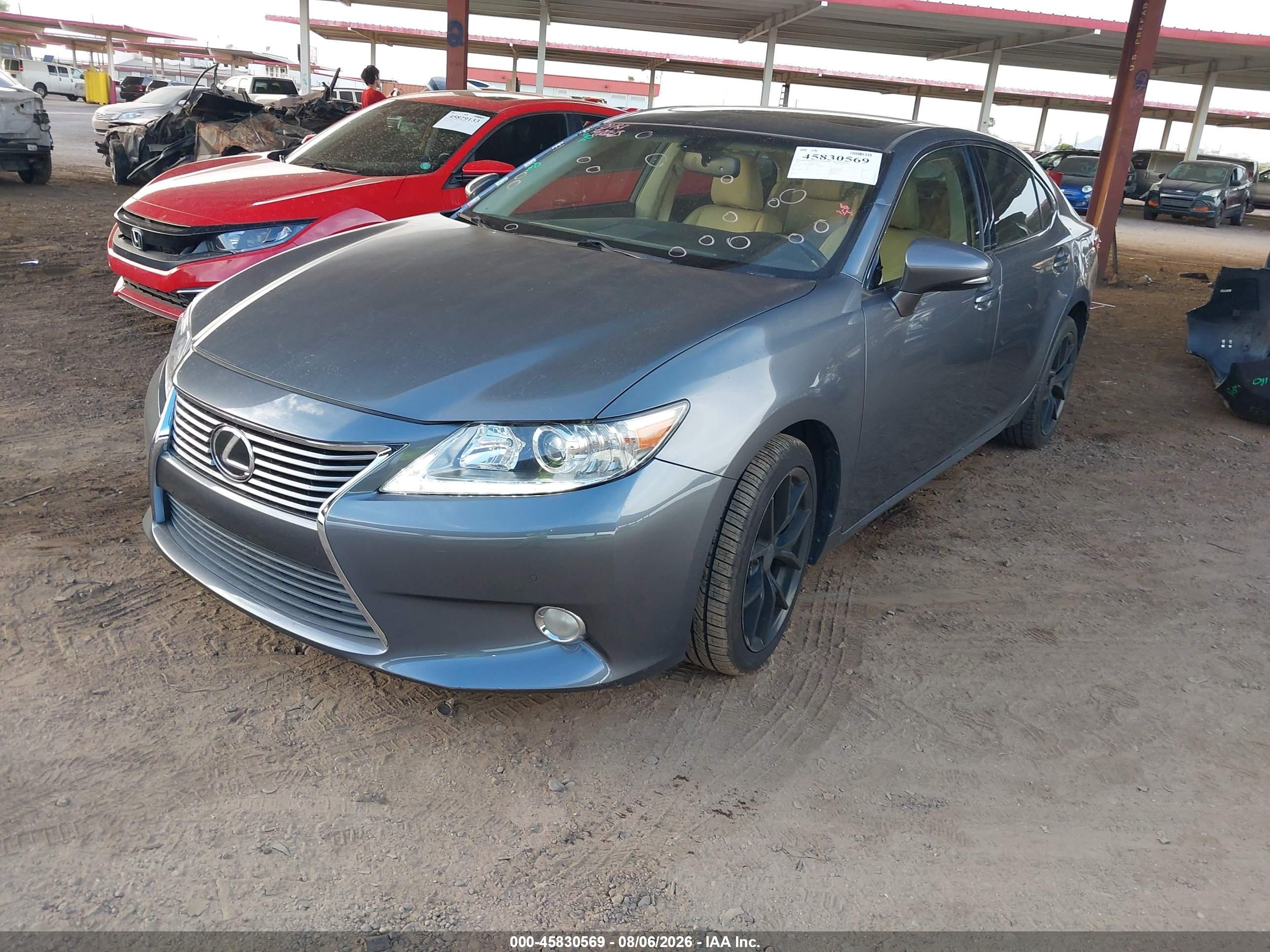 2013 Lexus Es 350   Gray vin: JTHBK1GG0D2017496