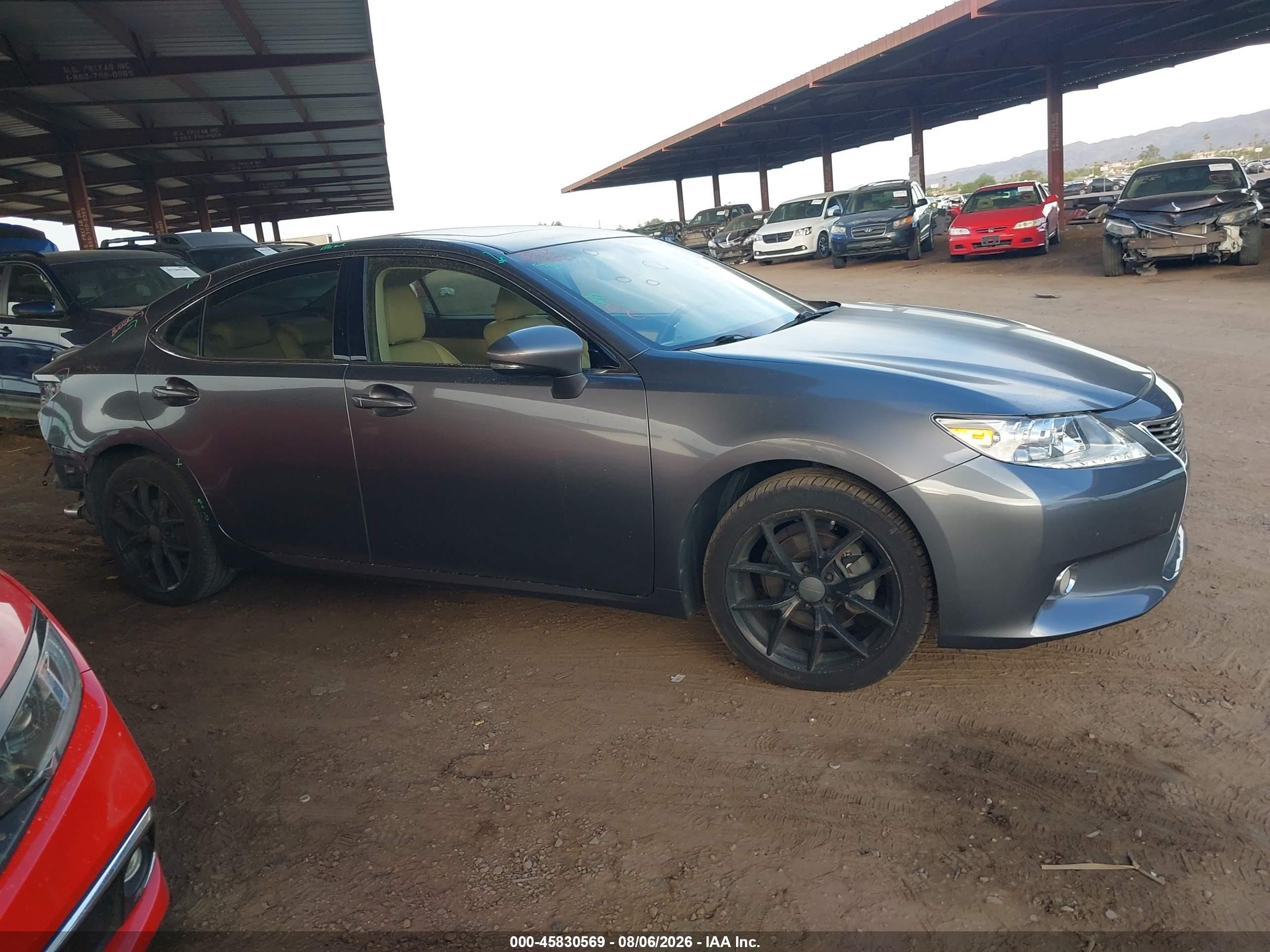 2013 Lexus Es 350   Gray vin: JTHBK1GG0D2017496