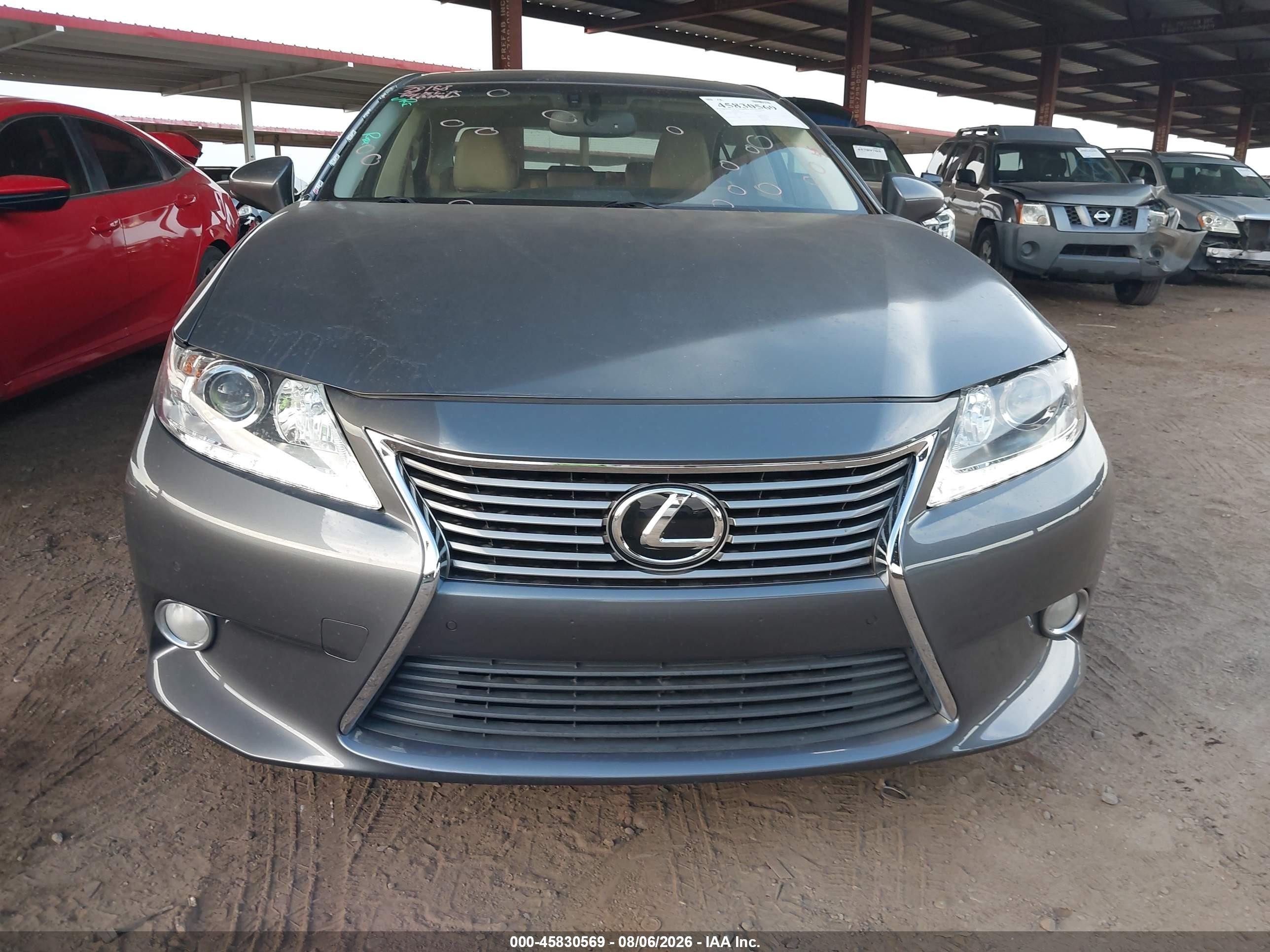 2013 Lexus Es 350   Gray vin: JTHBK1GG0D2017496