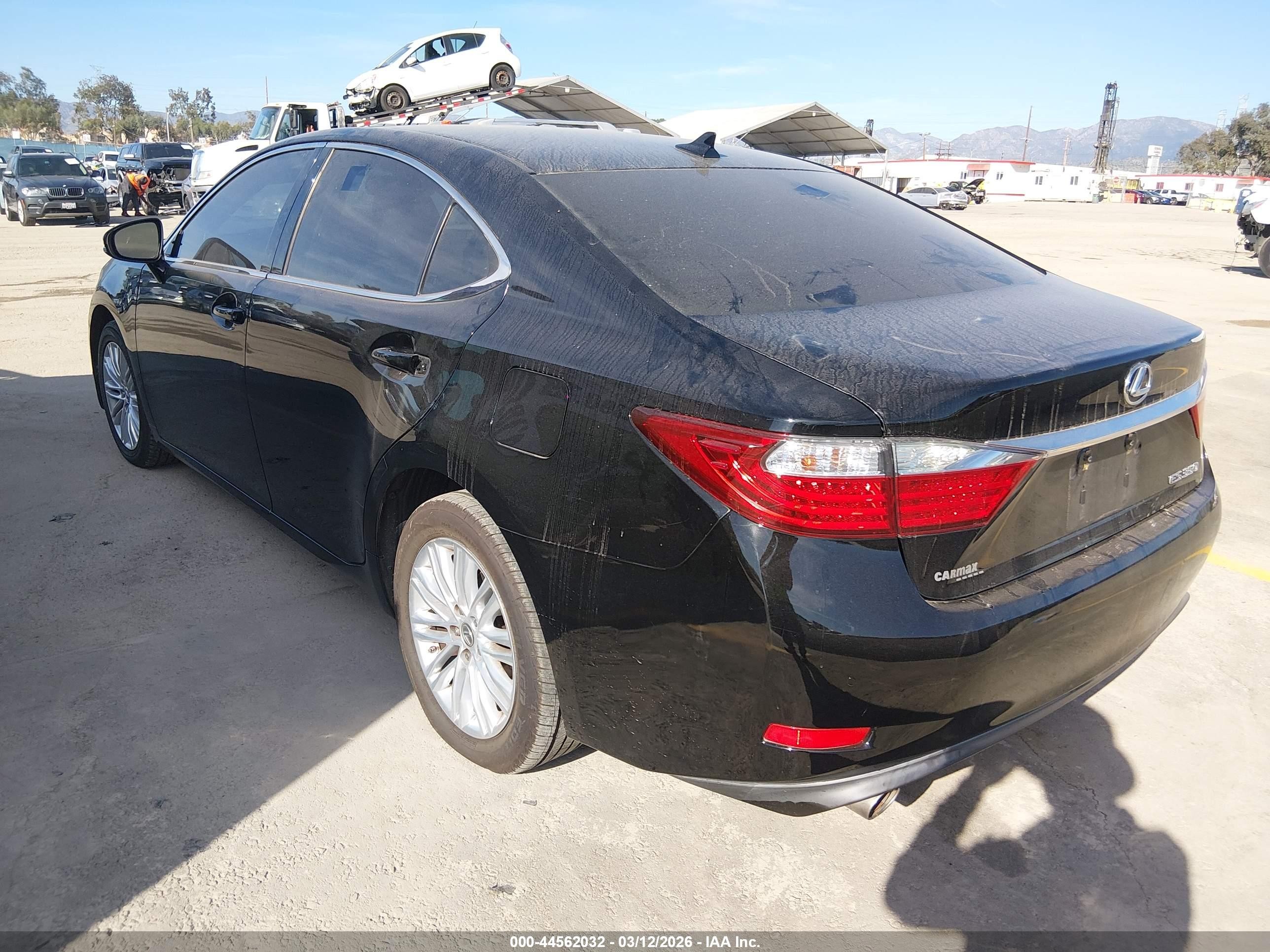 2013 Lexus Es 350   Black vin: JTHBK1GG0D2032645