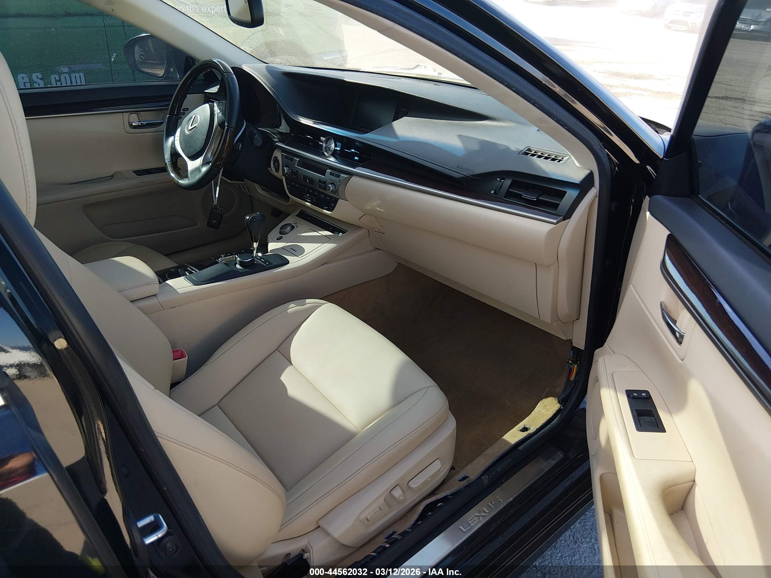 2013 Lexus Es 350   Black vin: JTHBK1GG0D2032645