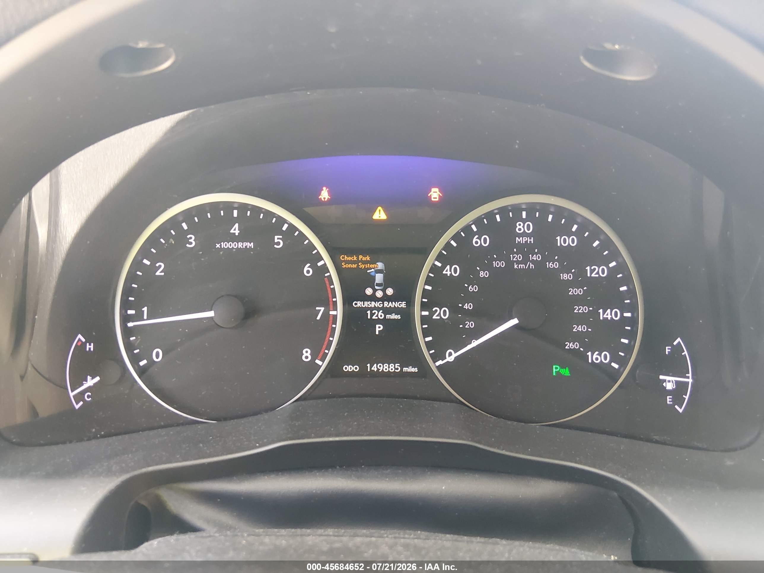 2013 Lexus Es 350   White vin: JTHBK1GG0D2045864