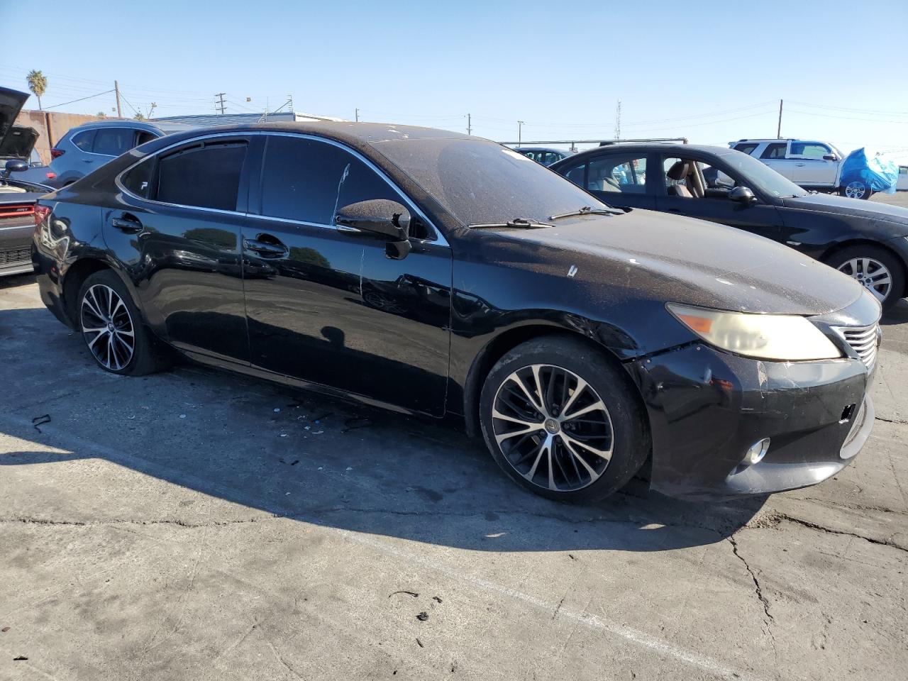 2013 Lexus Es 350 Black vin: JTHBK1GG0D2050594