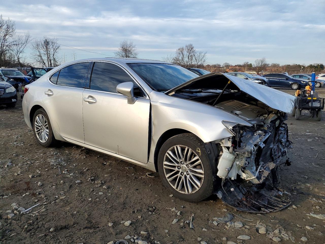 2013 Lexus Es 350 Silver vin: JTHBK1GG0D2057481