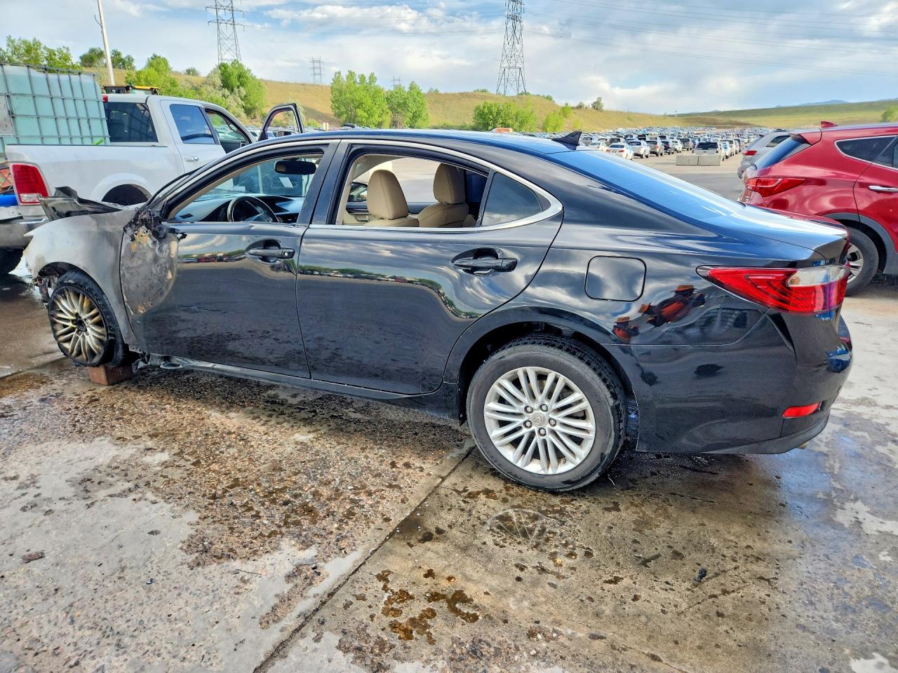 2013 Lexus Es 350 Black vin: JTHBK1GG0D2067069