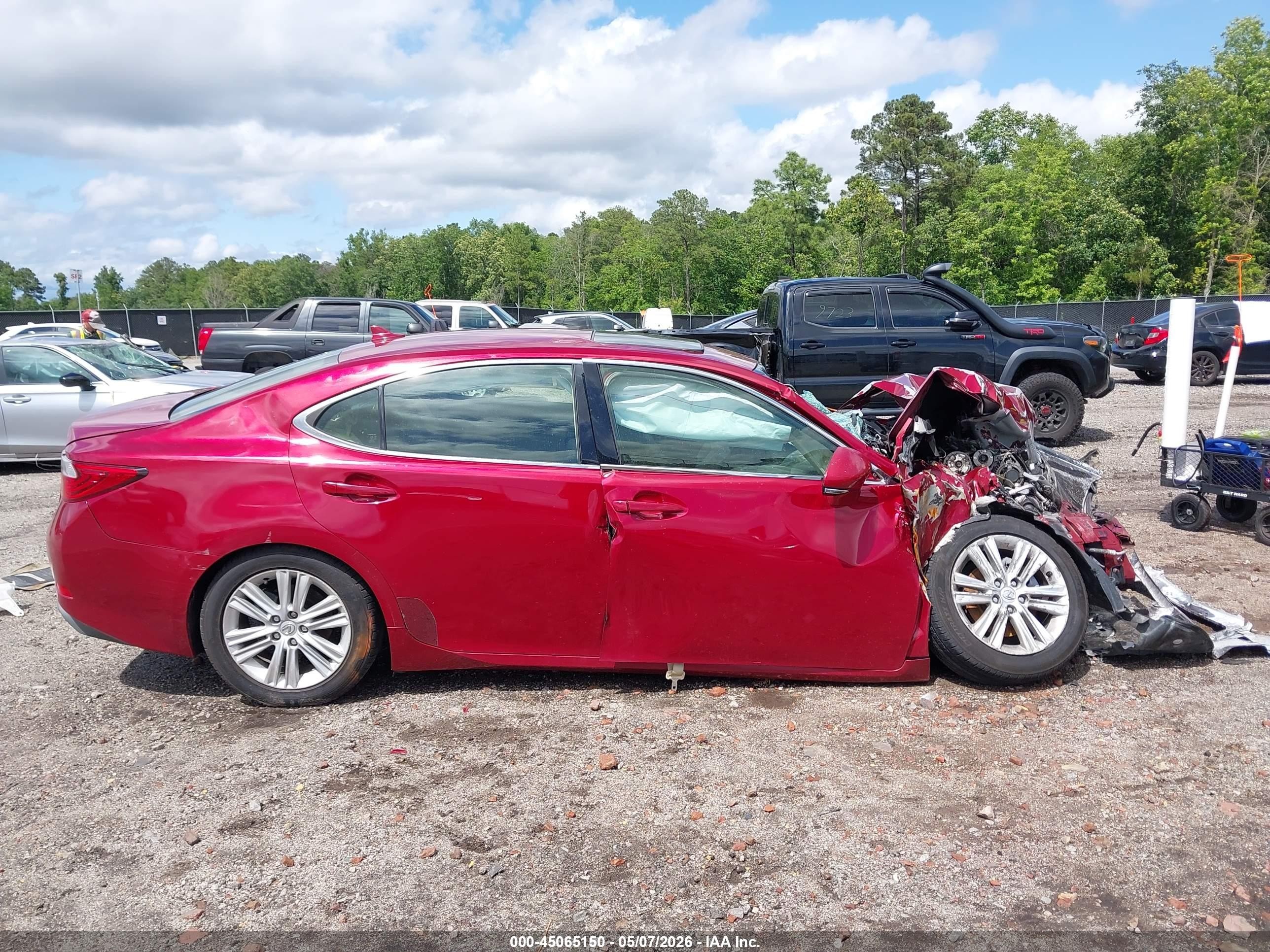 2013 Lexus Es 350   Красный vin: JTHBK1GG0D2074524