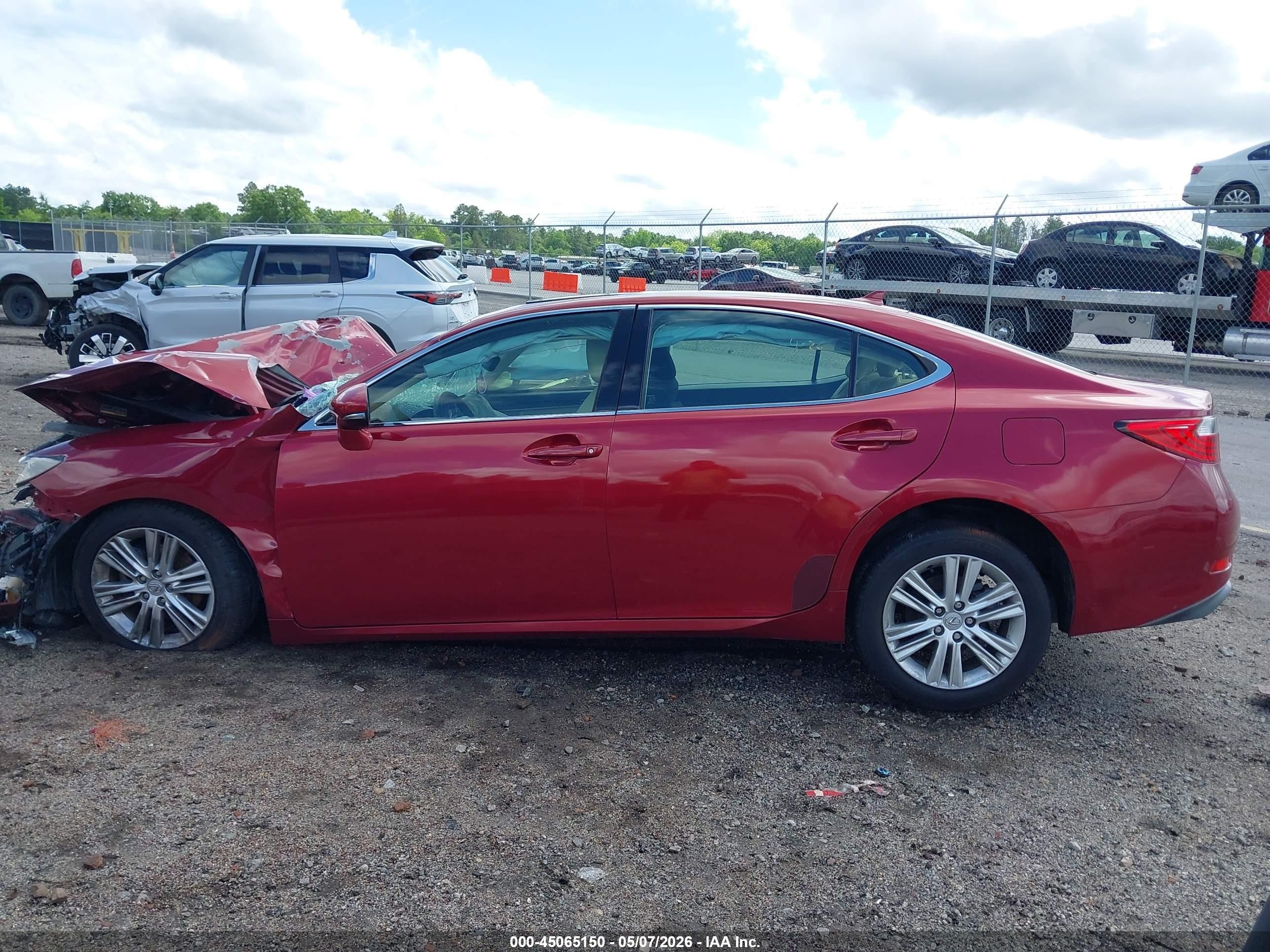 2013 Lexus Es 350   Красный vin: JTHBK1GG0D2074524