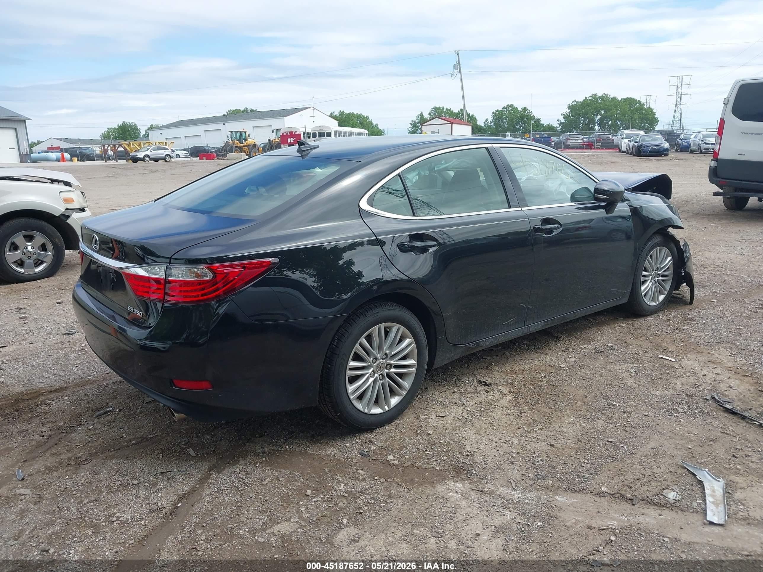 2014 Lexus Es 350 Black vin: JTHBK1GG0E2086416