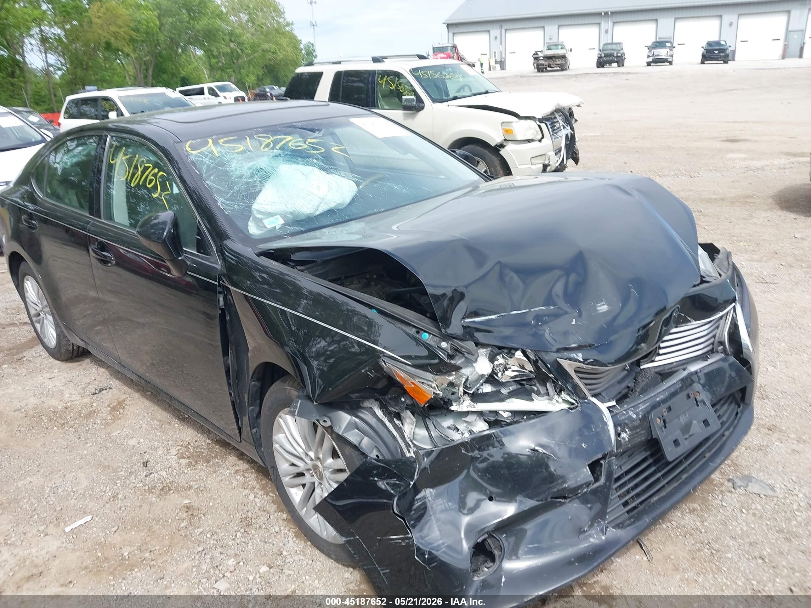 2014 Lexus Es 350 Black vin: JTHBK1GG0E2086416