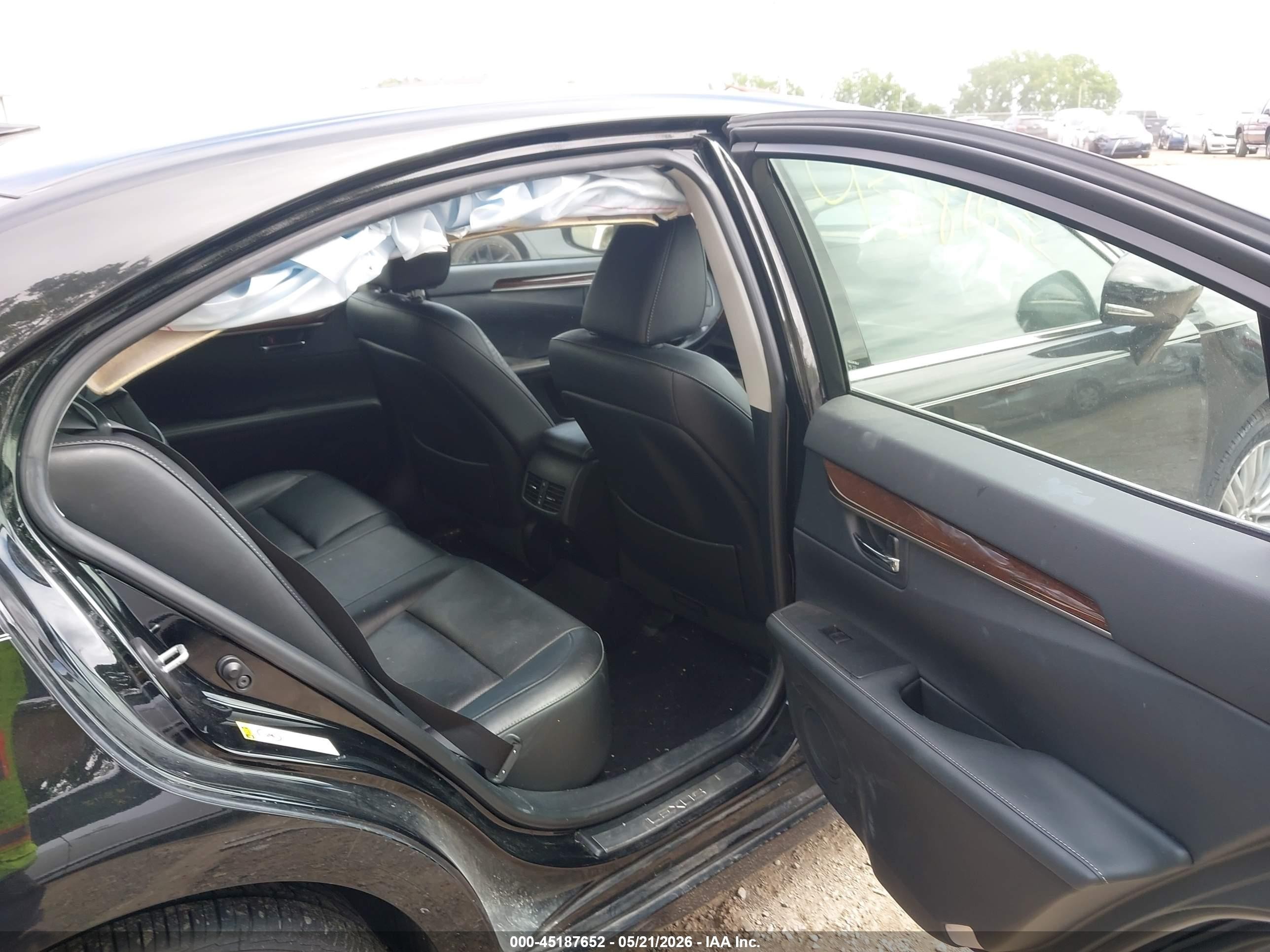 2014 Lexus Es 350 Black vin: JTHBK1GG0E2086416