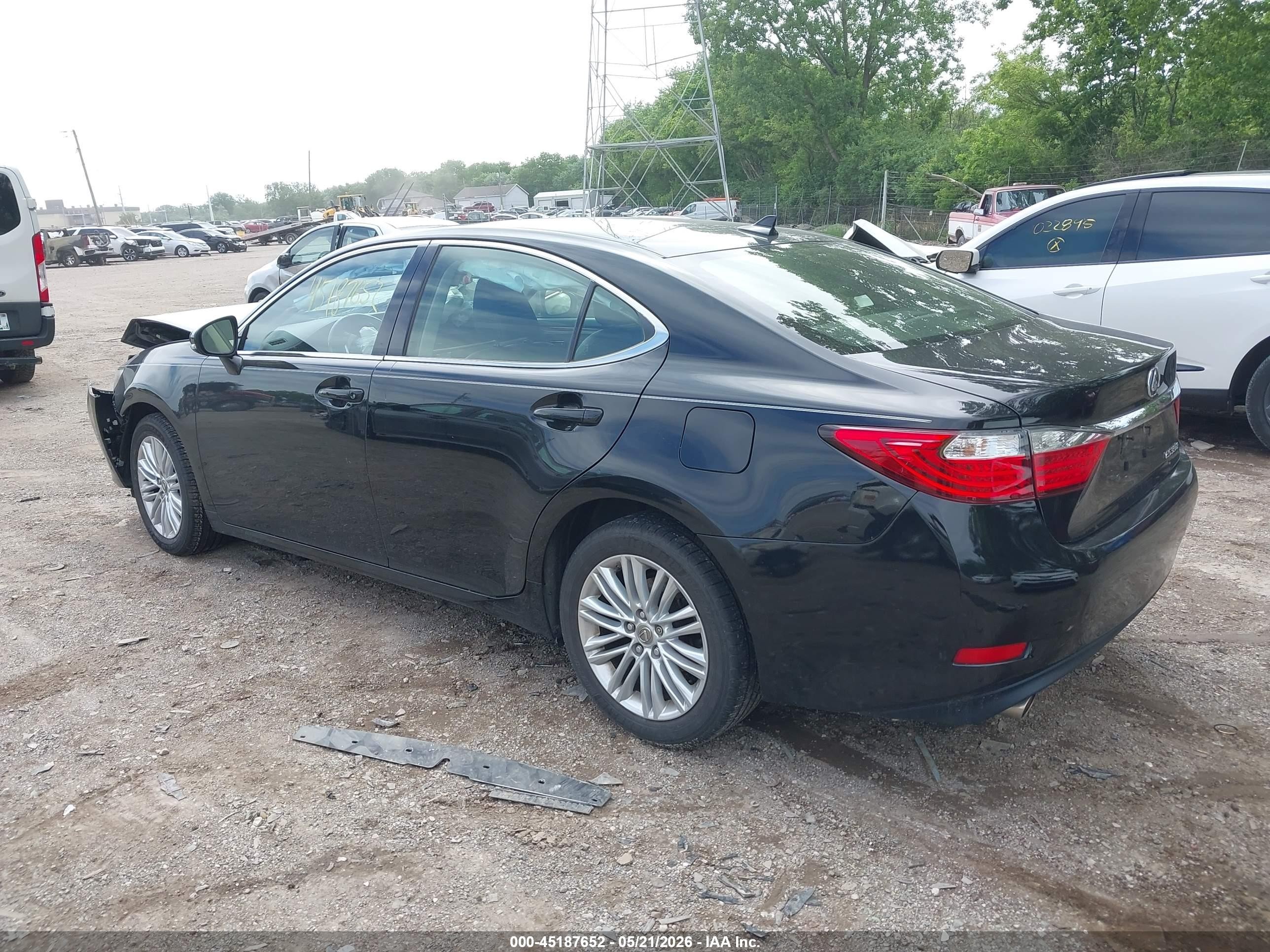 2014 Lexus Es 350 Black vin: JTHBK1GG0E2086416