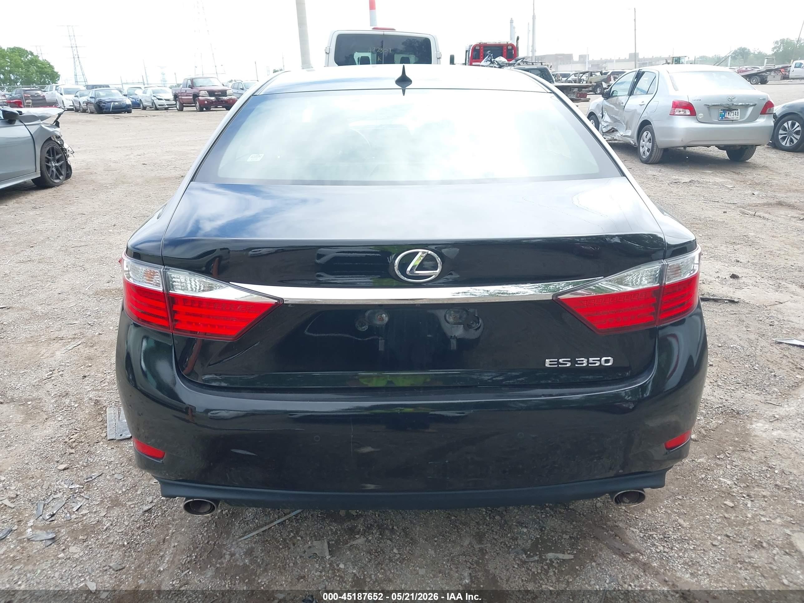 2014 Lexus Es 350 Black vin: JTHBK1GG0E2086416