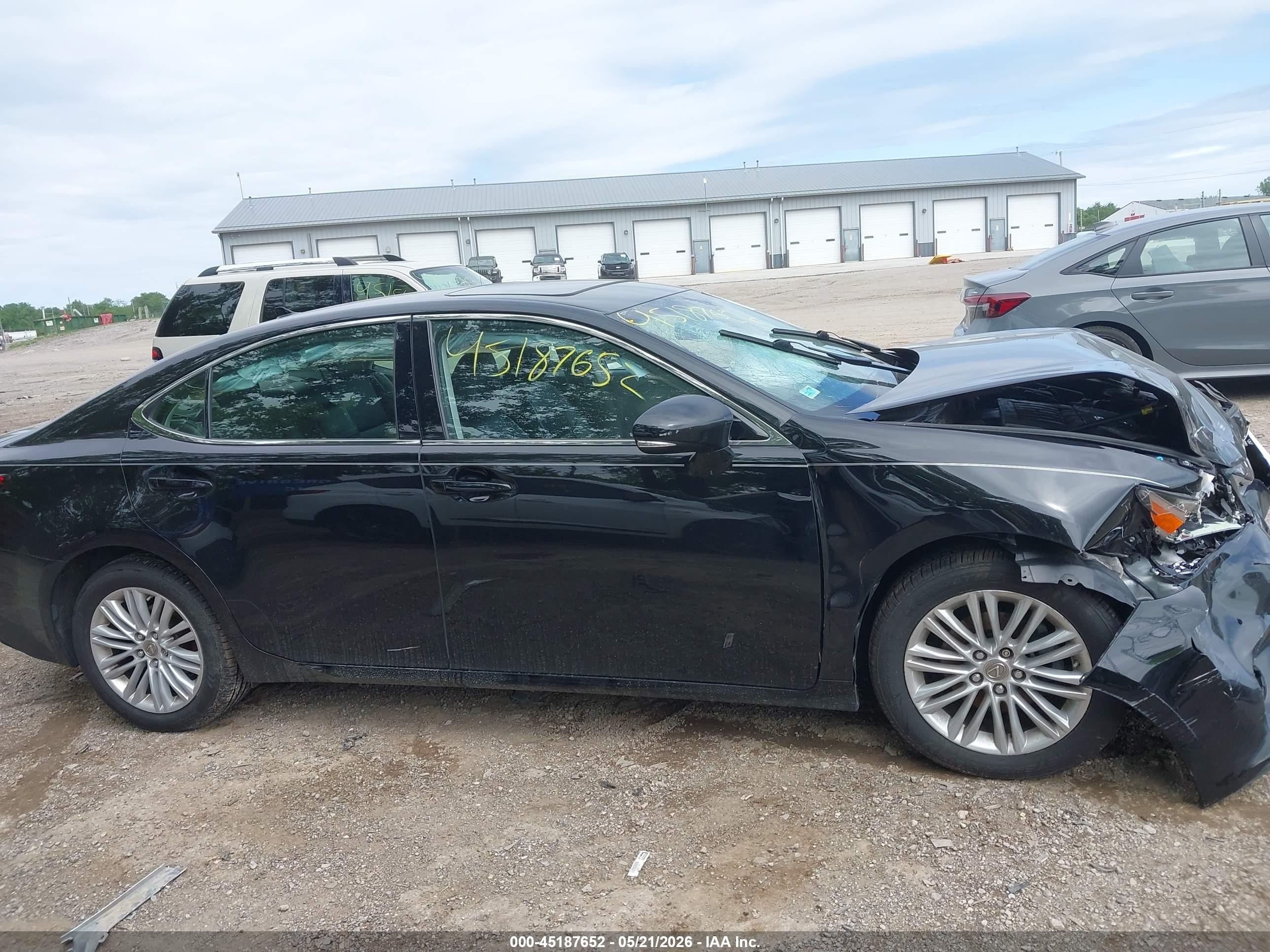 2014 Lexus Es 350 Black vin: JTHBK1GG0E2086416