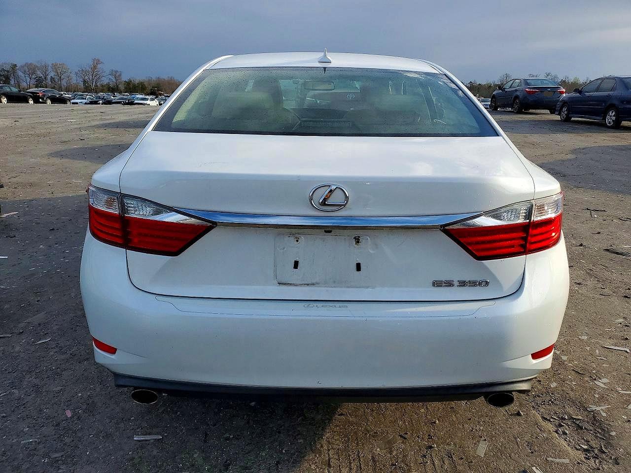 2014 Lexus Es 350 Base White vin: JTHBK1GG0E2090983