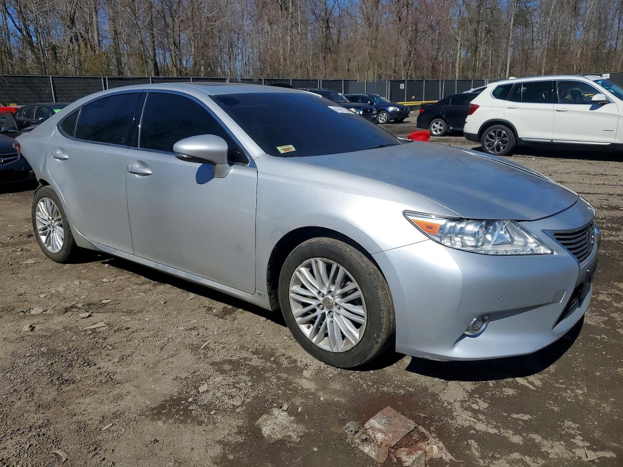 2014 Lexus Es 350 Base Silver vin: JTHBK1GG0E2097559