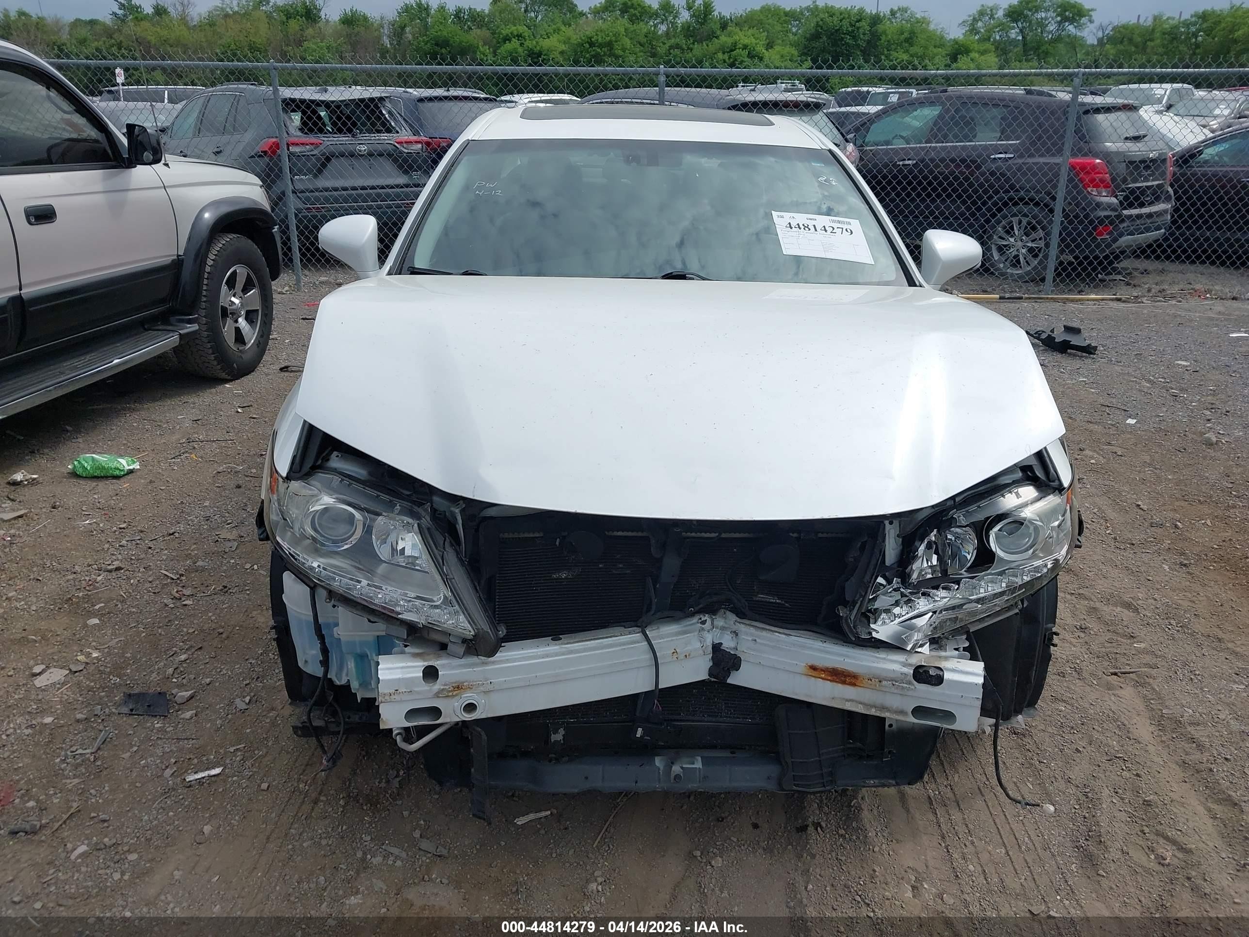 2014 Lexus Es 350 White vin: JTHBK1GG0E2103957
