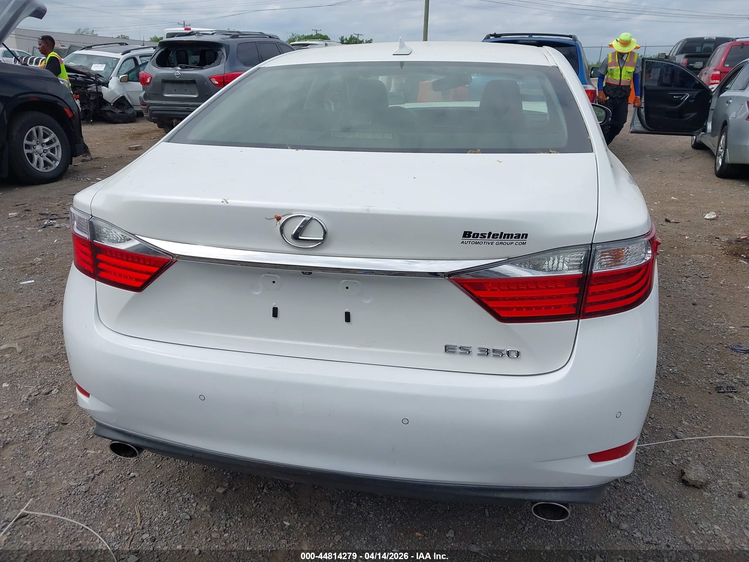 2014 Lexus Es 350 White vin: JTHBK1GG0E2103957