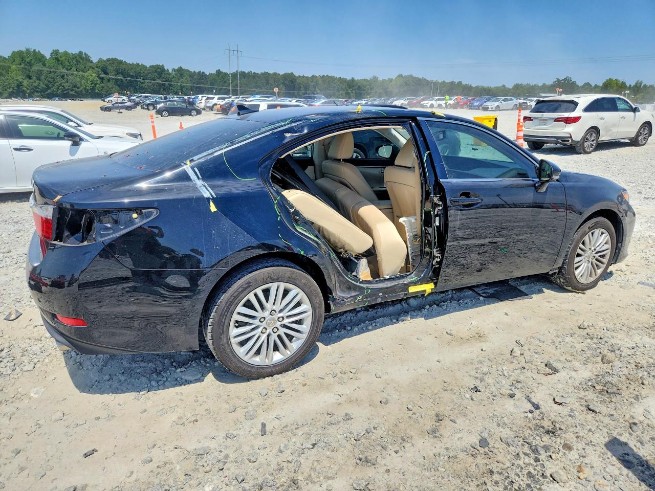 2014 Lexus Es 350 Black vin: JTHBK1GG0E2104378