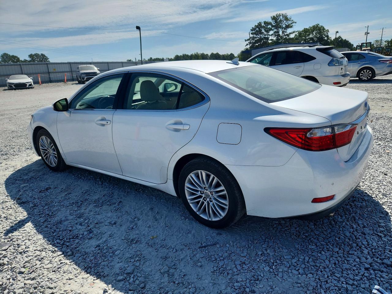 2014 Lexus Es 350 White vin: JTHBK1GG0E2110102