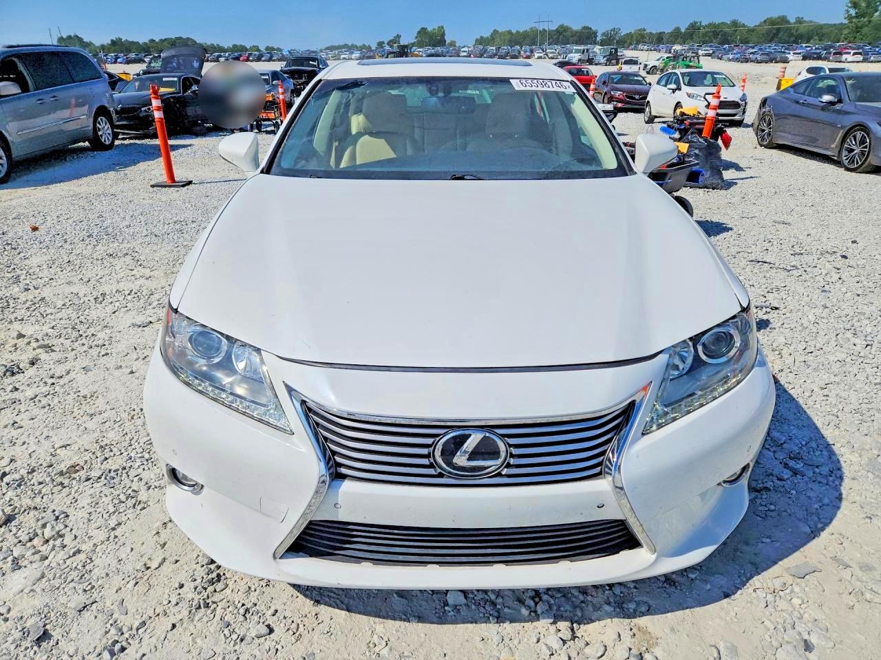 2014 Lexus Es 350 White vin: JTHBK1GG0E2110102